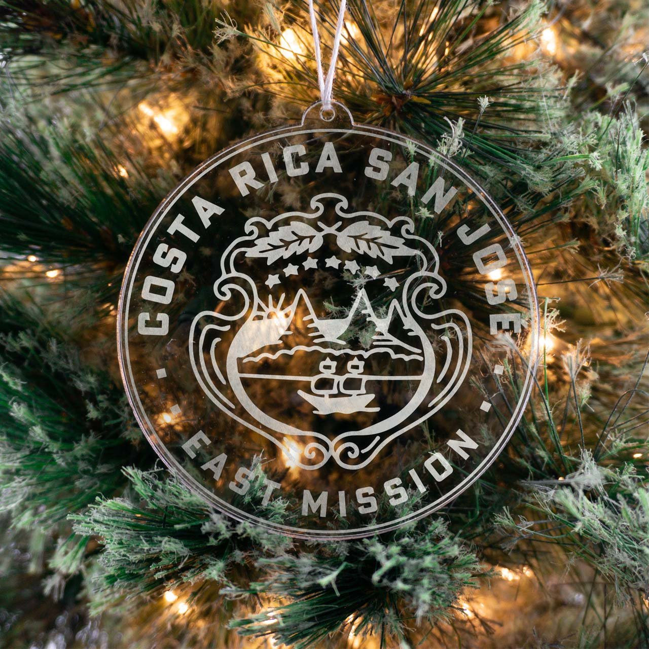 Costa Rica San José East Mission Christmas Ornament - Latter-Day Saint LDS Missionary Gift - Book of Mormon