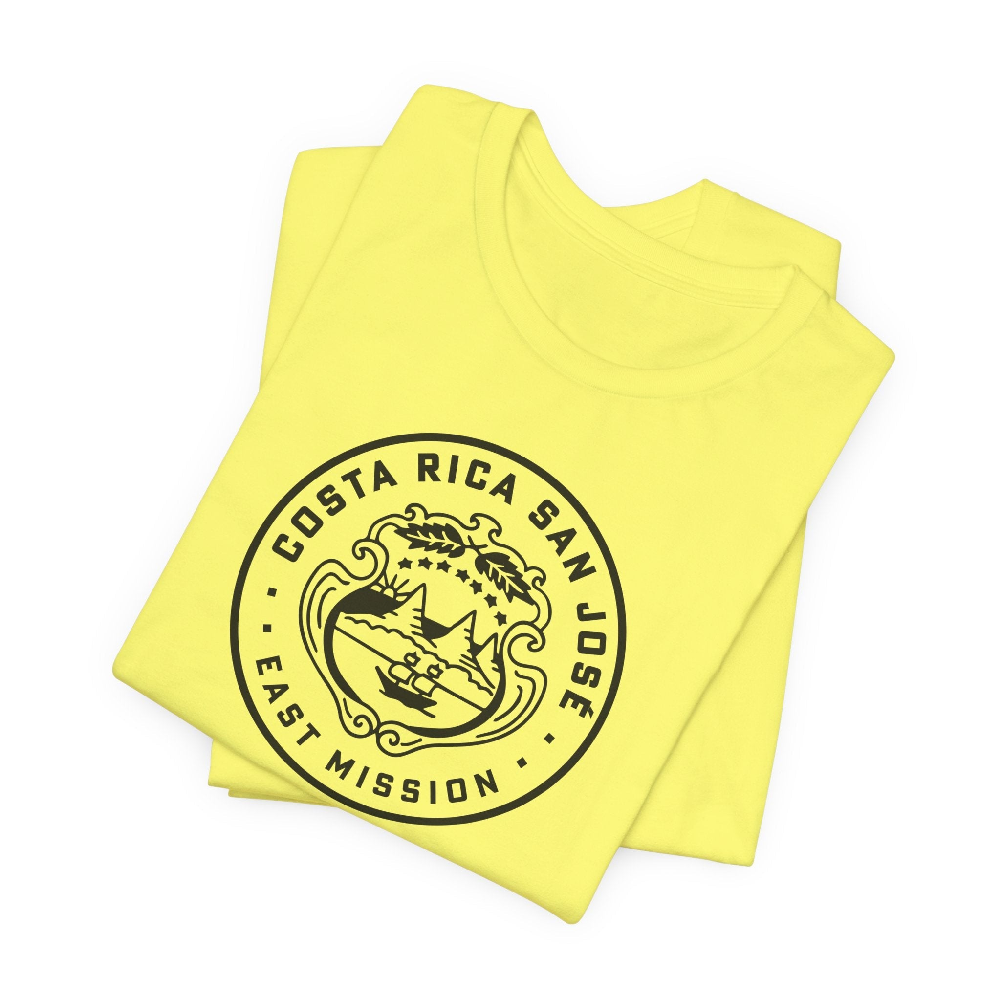 Costa Rica San Jose East Mission Circular Monochrome Logo T-Shirt - Mission Wishlist - LDS Missionary Gift Store