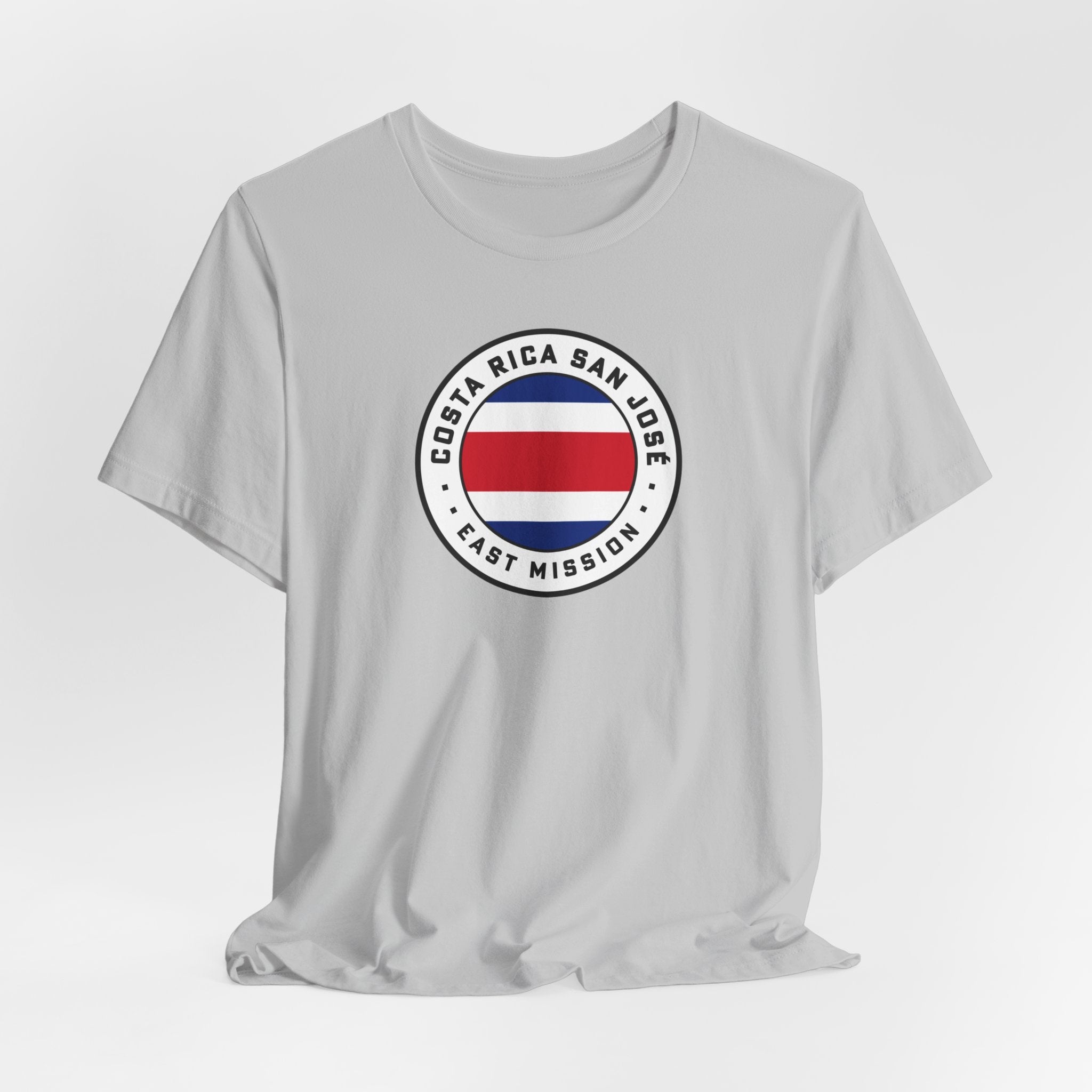 Costa Rica San Jose East Mission Flag Logo (White Border) T-shirt - Mission Wishlist - LDS Missionary Gift Store