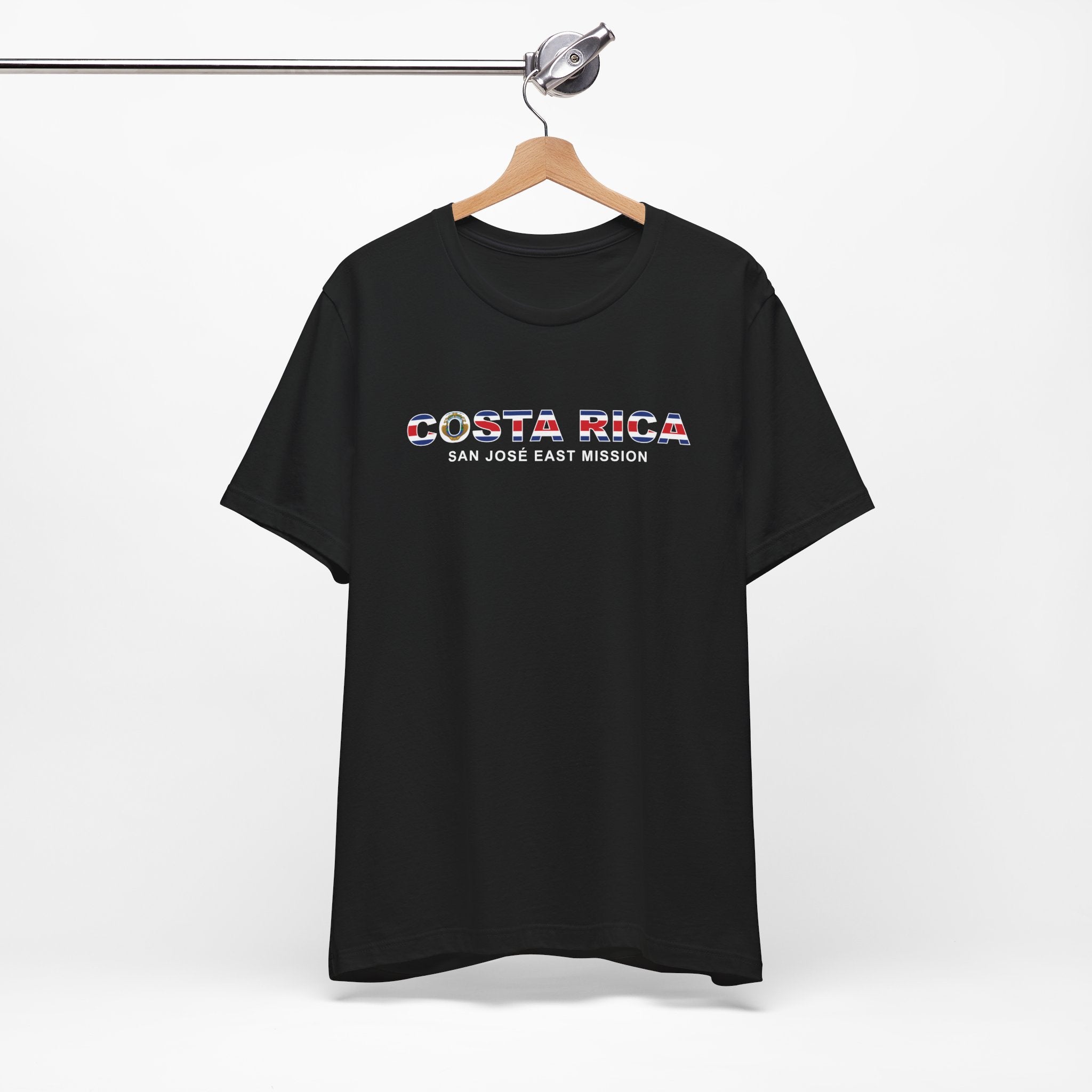 Costa Rica San Jose East Mission Flag Title T-shirt - Mission Wishlist - LDS Missionary Gift Store