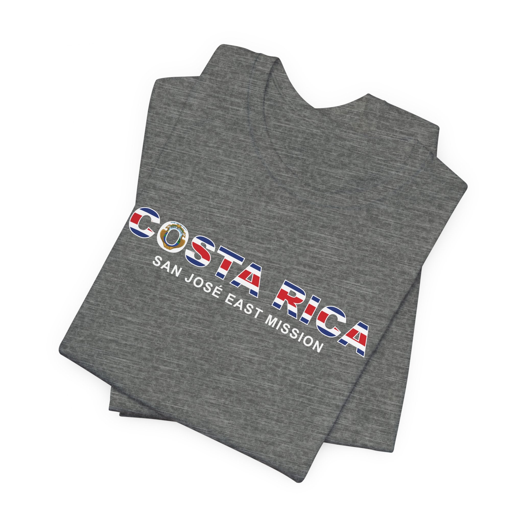 Costa Rica San Jose East Mission Flag Title T-shirt - Mission Wishlist - LDS Missionary Gift Store