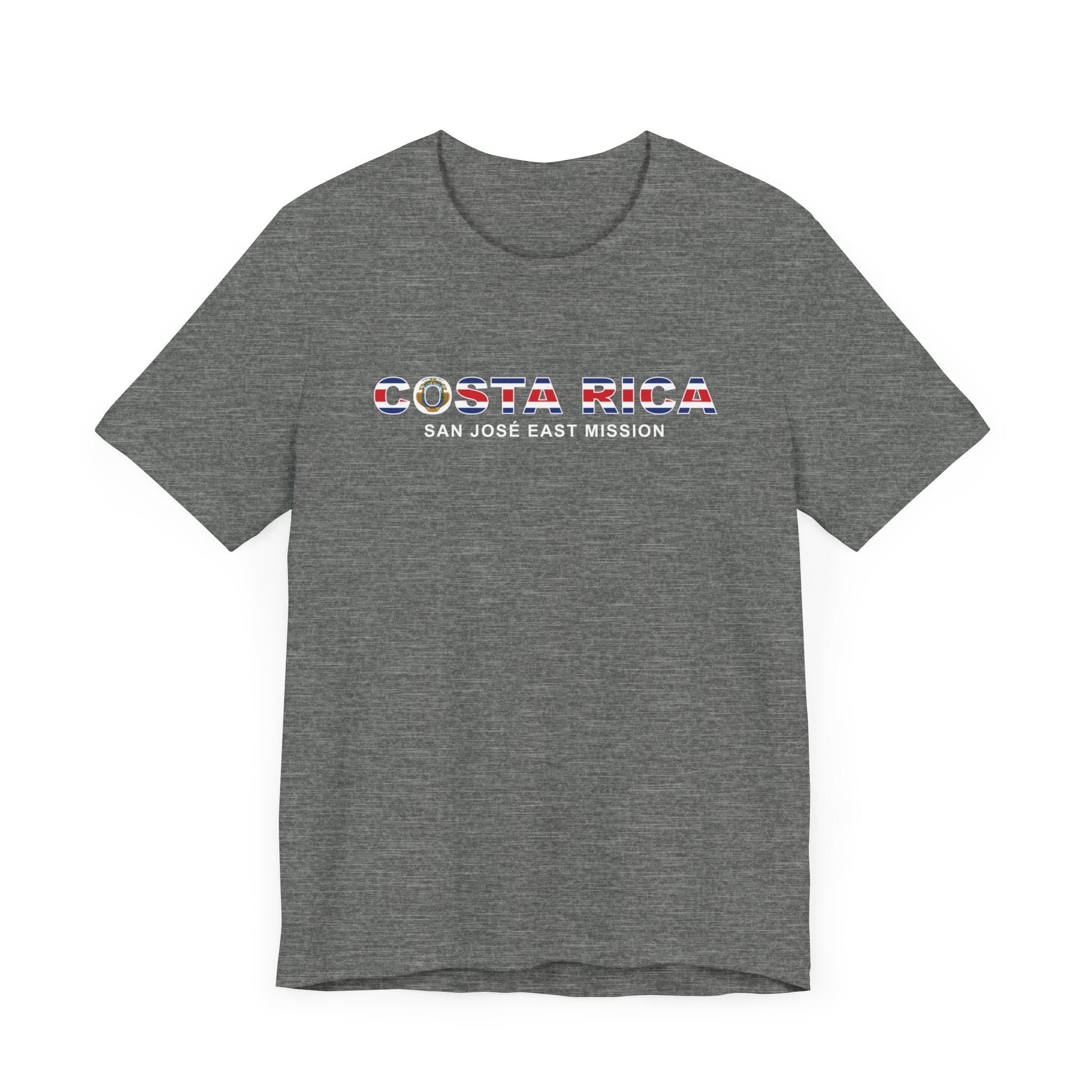 Costa Rica San Jose East Mission Flag Title T-shirt - Mission Wishlist - LDS Missionary Gift Store