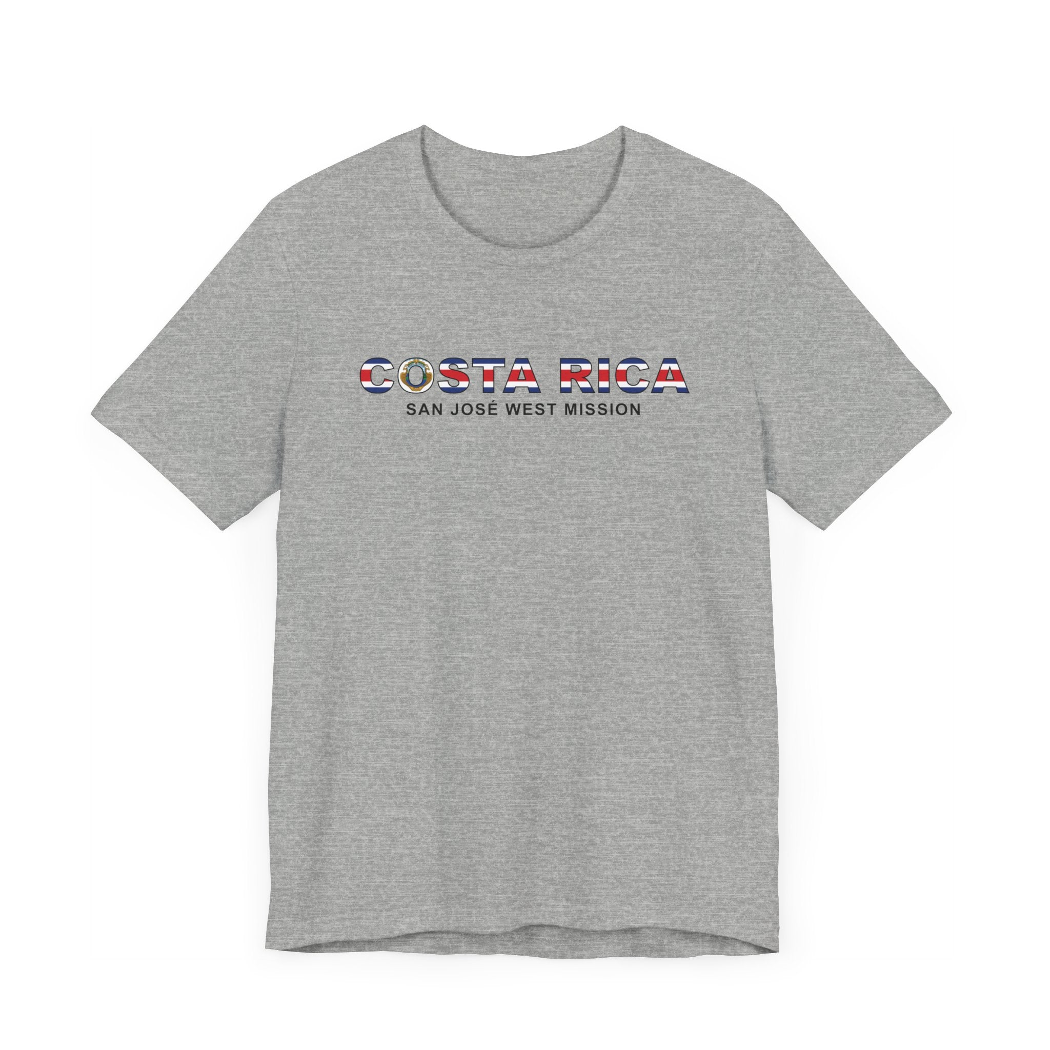Costa Rica San Jose West Mission Flag Title T-shirt - Mission Wishlist - LDS Missionary Gift Store