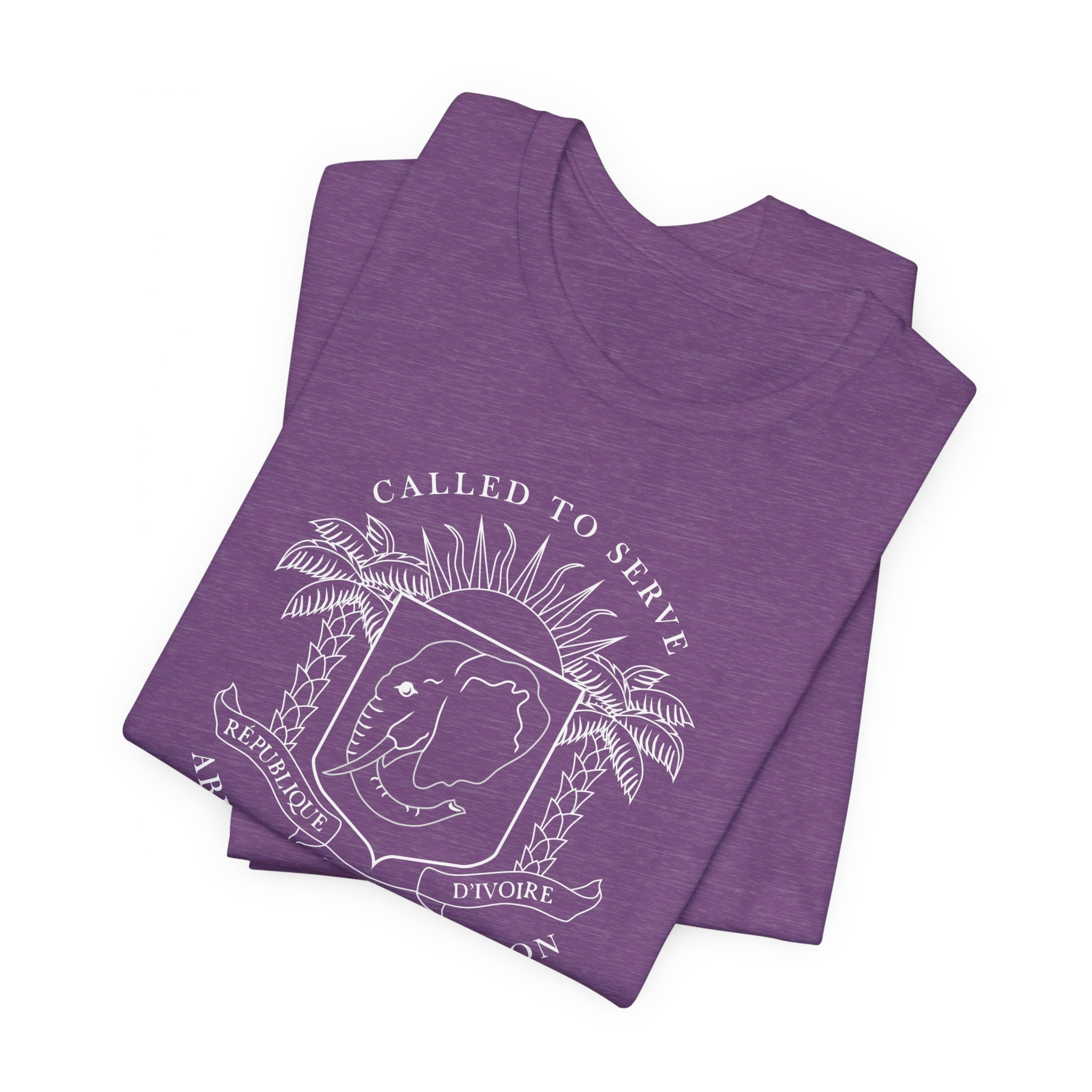 Cote d'Ivoire Abidjan North Mission Circular Monochrome Logo T-Shirt - Mission Wishlist - LDS Missionary Gift Store