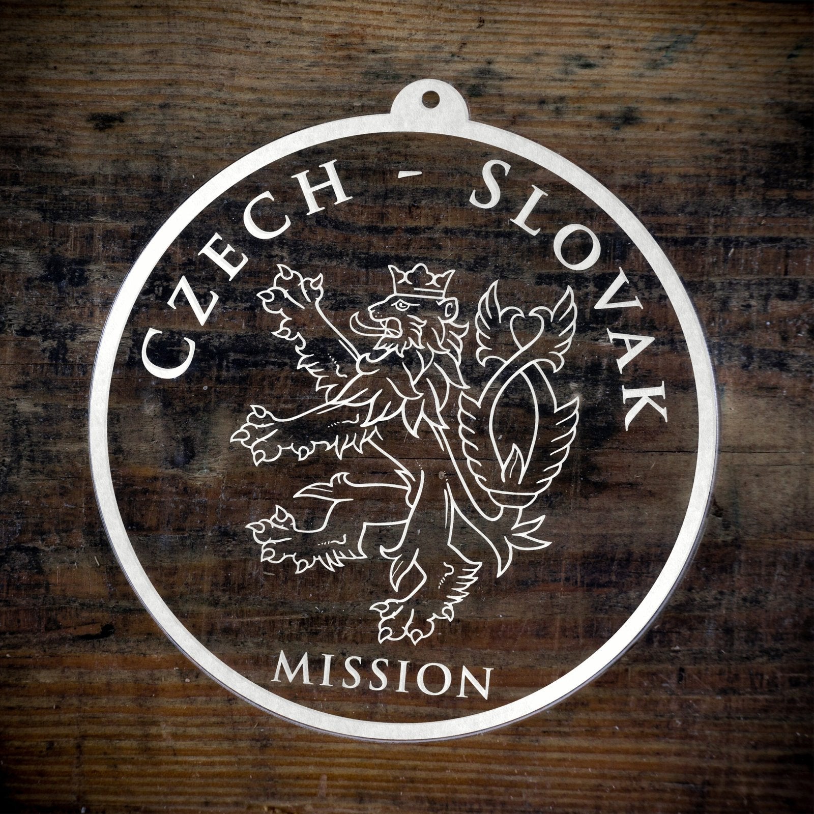 Czech - Slovak Mission (Prague) Christmas Ornament - Latter-Day Saint LDS Missionary Gift - Book of Mormon