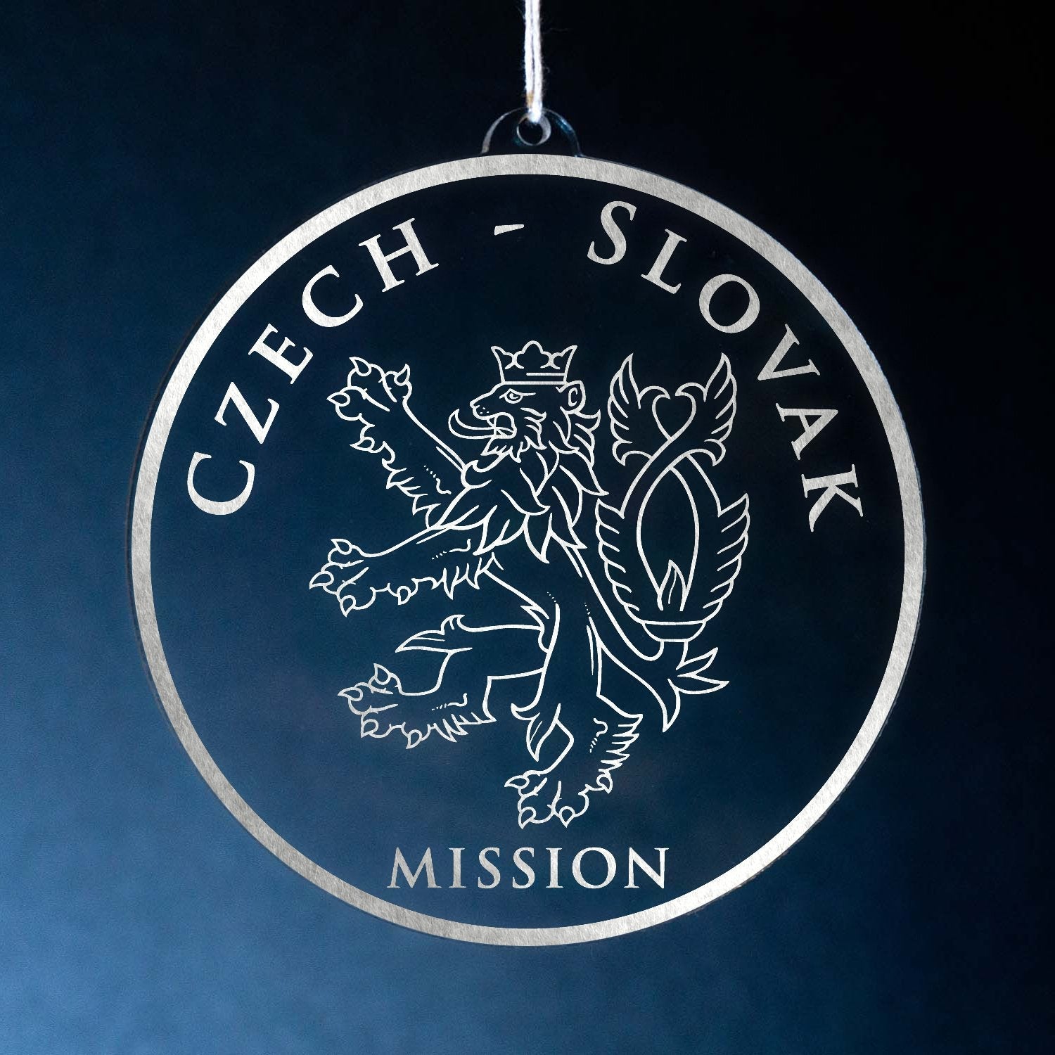 Czech - Slovak Mission (Prague) Christmas Ornament - Latter-Day Saint LDS Missionary Gift - Book of Mormon