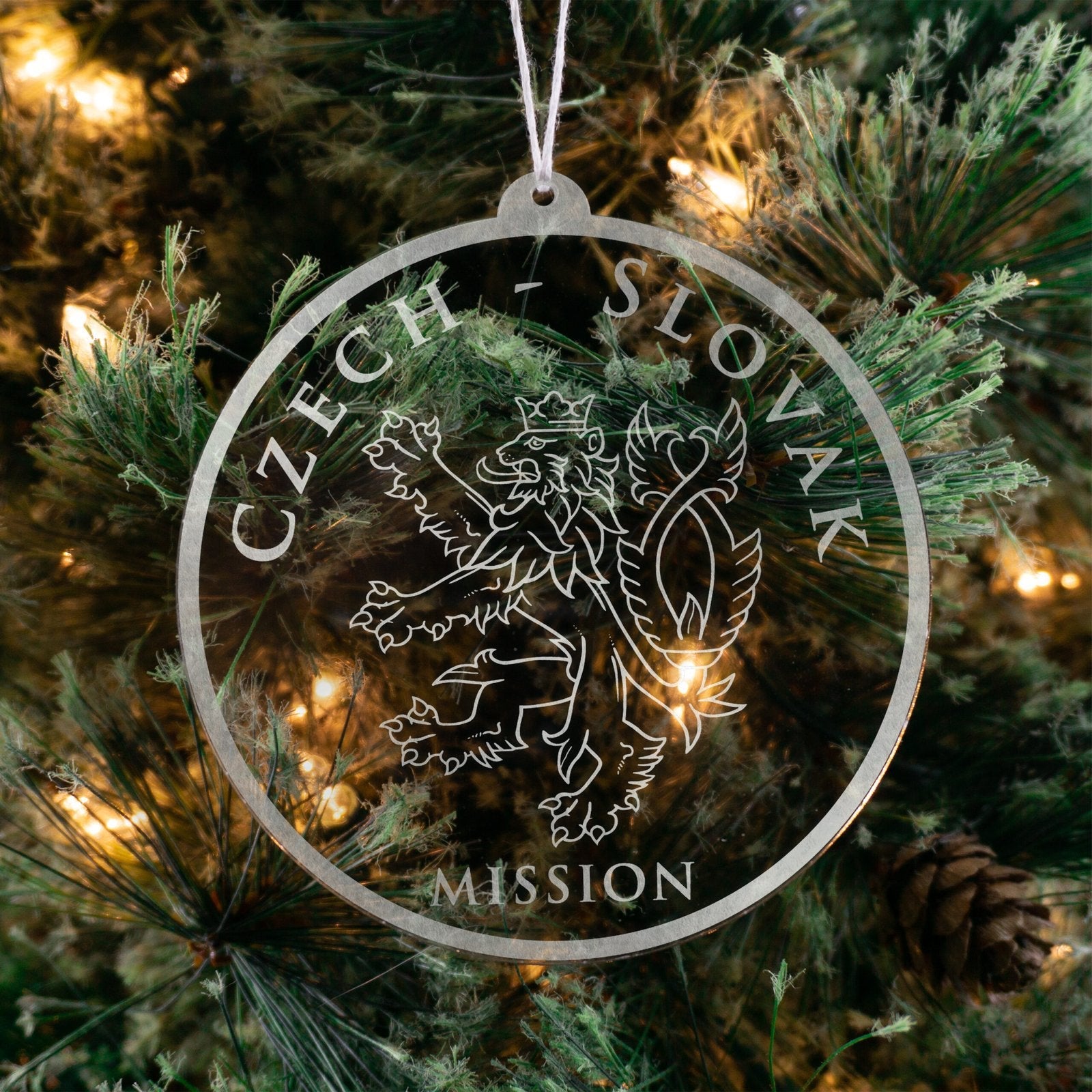 Czech - Slovak Mission (Prague) Christmas Ornament - Latter-Day Saint LDS Missionary Gift - Book of Mormon