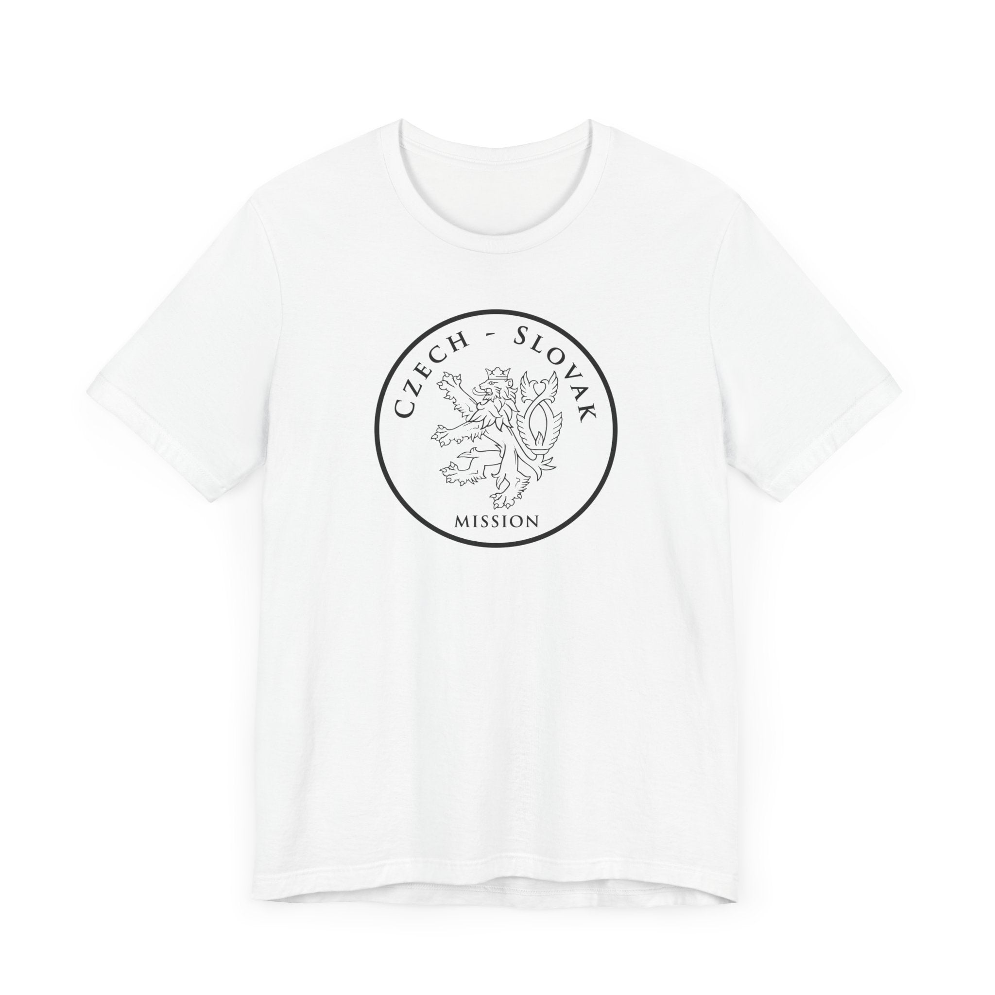Czech - Slovak Mission Prague Circular Monochrome Logo T-Shirt - Mission Wishlist - LDS Missionary Gift Store