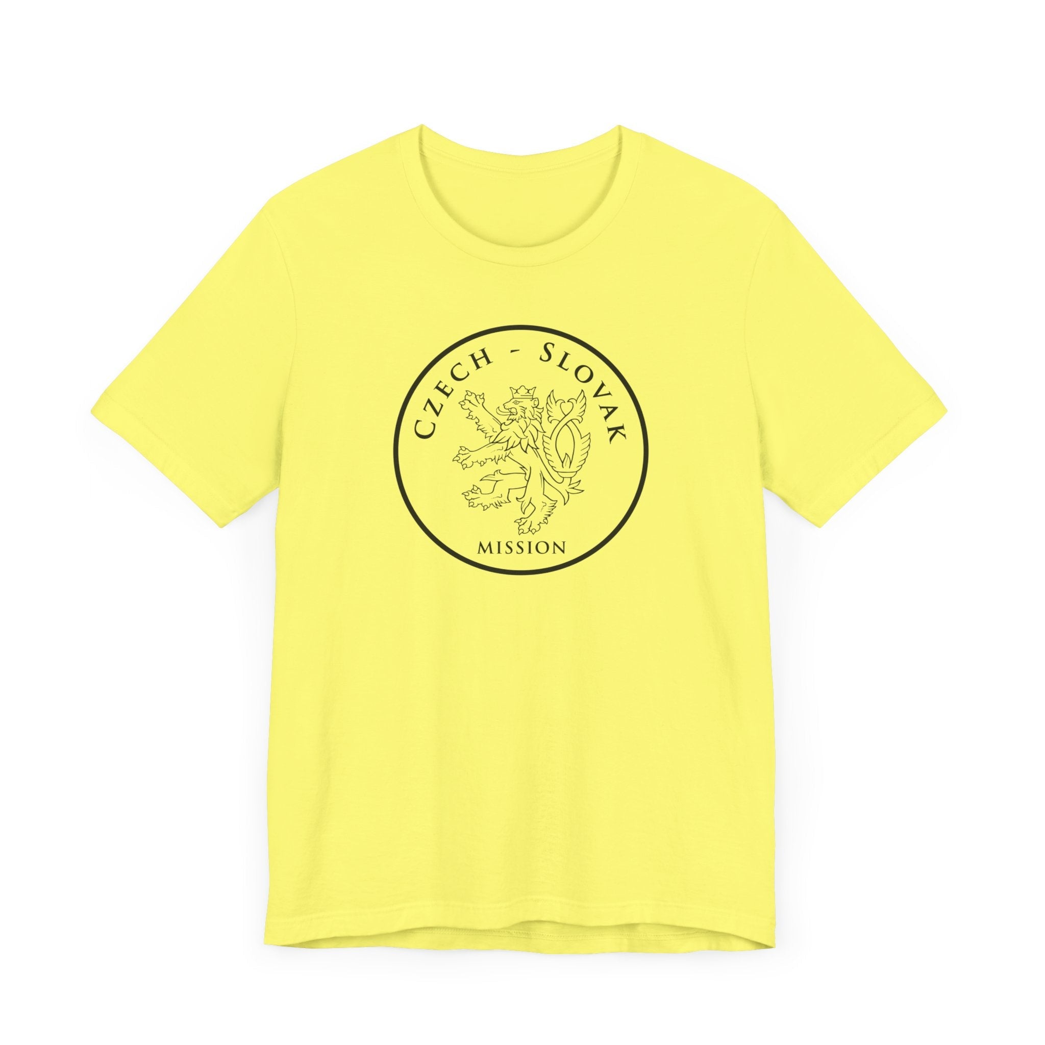 Czech - Slovak Mission Prague Circular Monochrome Logo T-Shirt - Mission Wishlist - LDS Missionary Gift Store