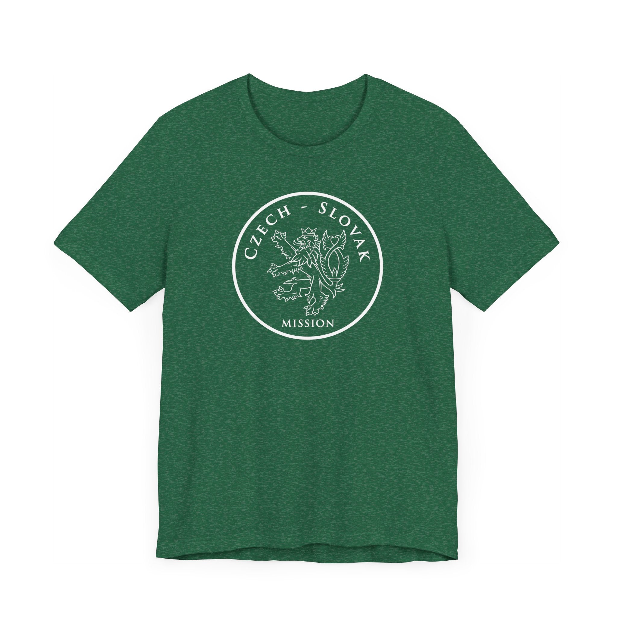 Czech - Slovak Mission Prague Circular Monochrome Logo T-Shirt - Mission Wishlist - LDS Missionary Gift Store