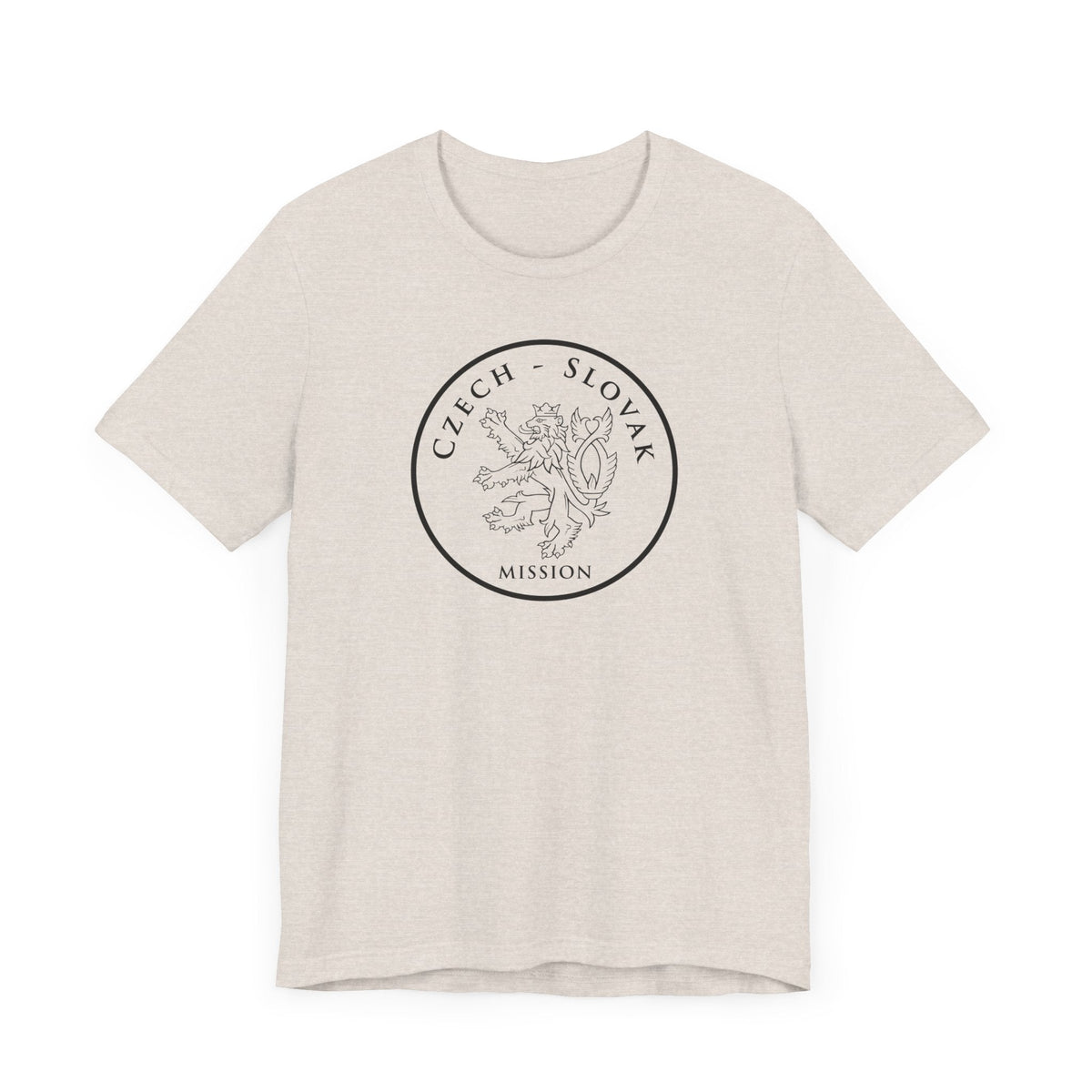 Czech - Slovak Mission Prague Circular Monochrome Logo T-Shirt - Mission Wishlist - LDS Missionary Gift Store