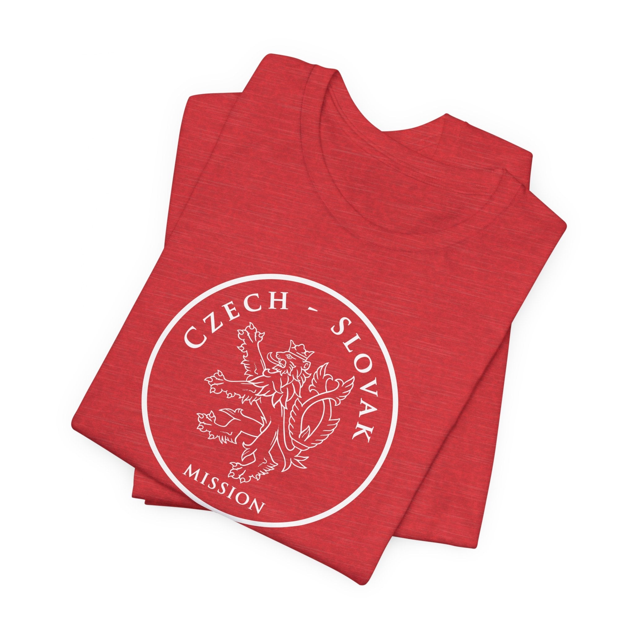 Czech - Slovak Mission Prague Circular Monochrome Logo T-Shirt - Mission Wishlist - LDS Missionary Gift Store