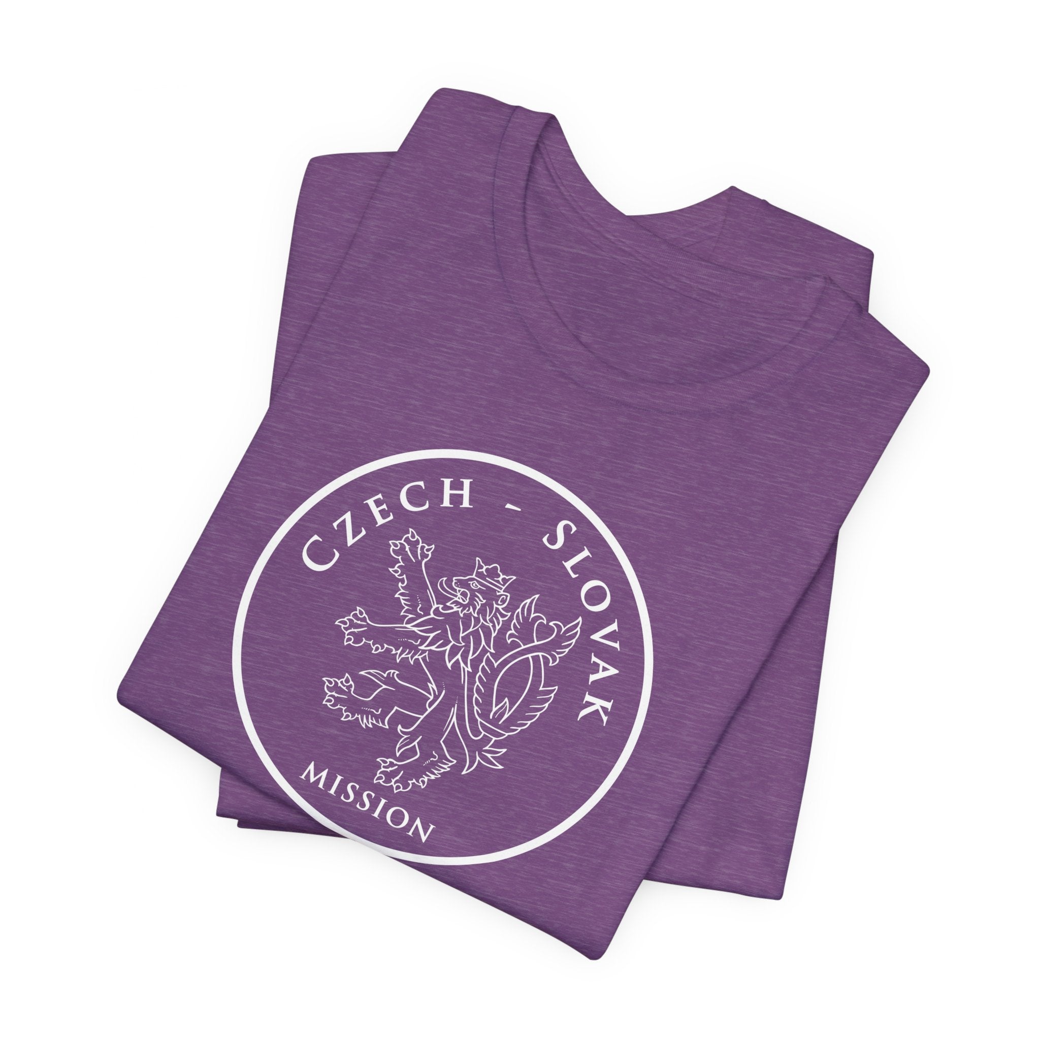 Czech - Slovak Mission Prague Circular Monochrome Logo T-Shirt - Mission Wishlist - LDS Missionary Gift Store