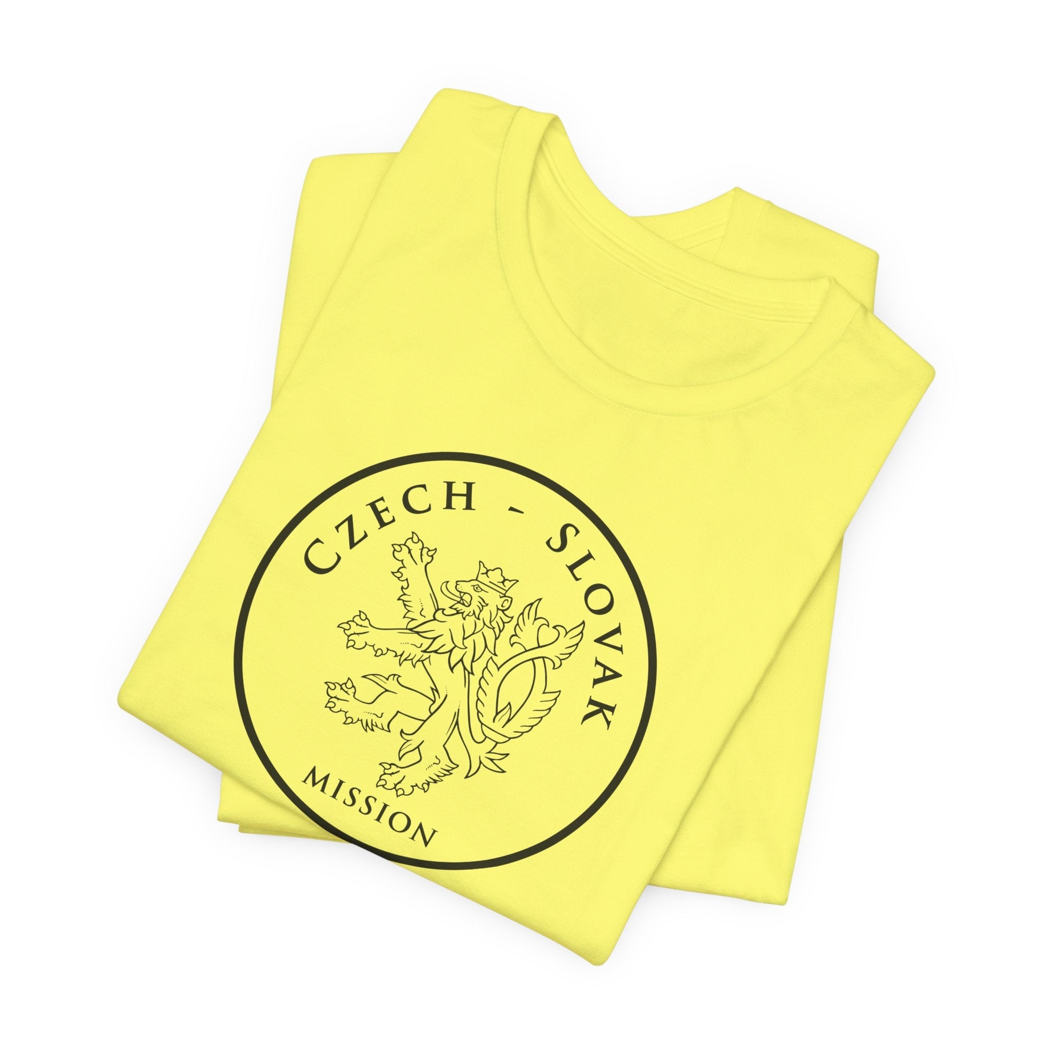 Czech - Slovak Mission Prague Circular Monochrome Logo T-Shirt - Mission Wishlist - LDS Missionary Gift Store
