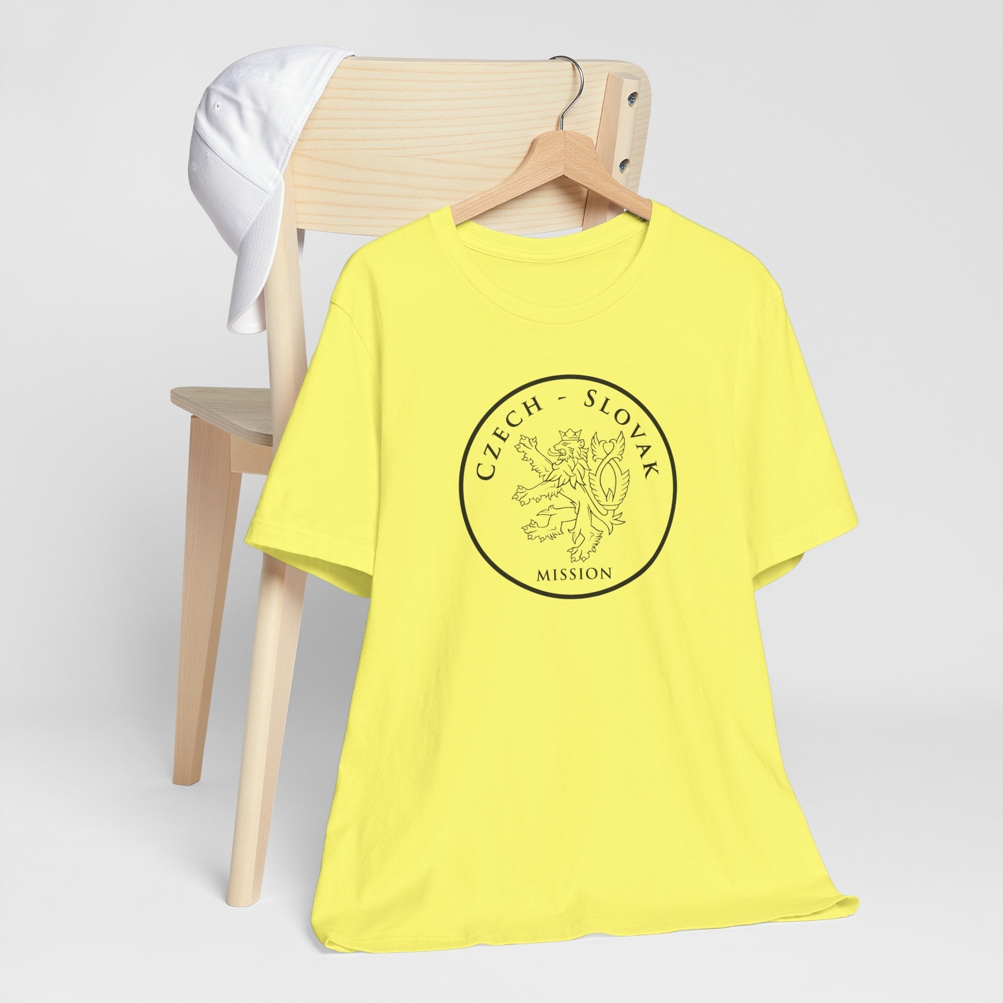 Czech - Slovak Mission Prague Circular Monochrome Logo T-Shirt - Mission Wishlist - LDS Missionary Gift Store