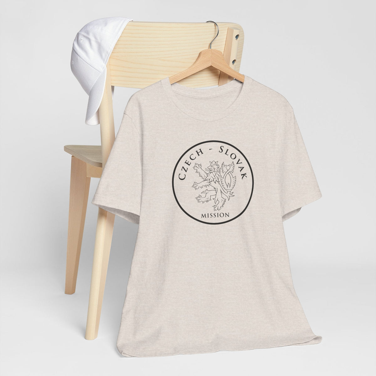 Czech - Slovak Mission Prague Circular Monochrome Logo T-Shirt - Mission Wishlist - LDS Missionary Gift Store