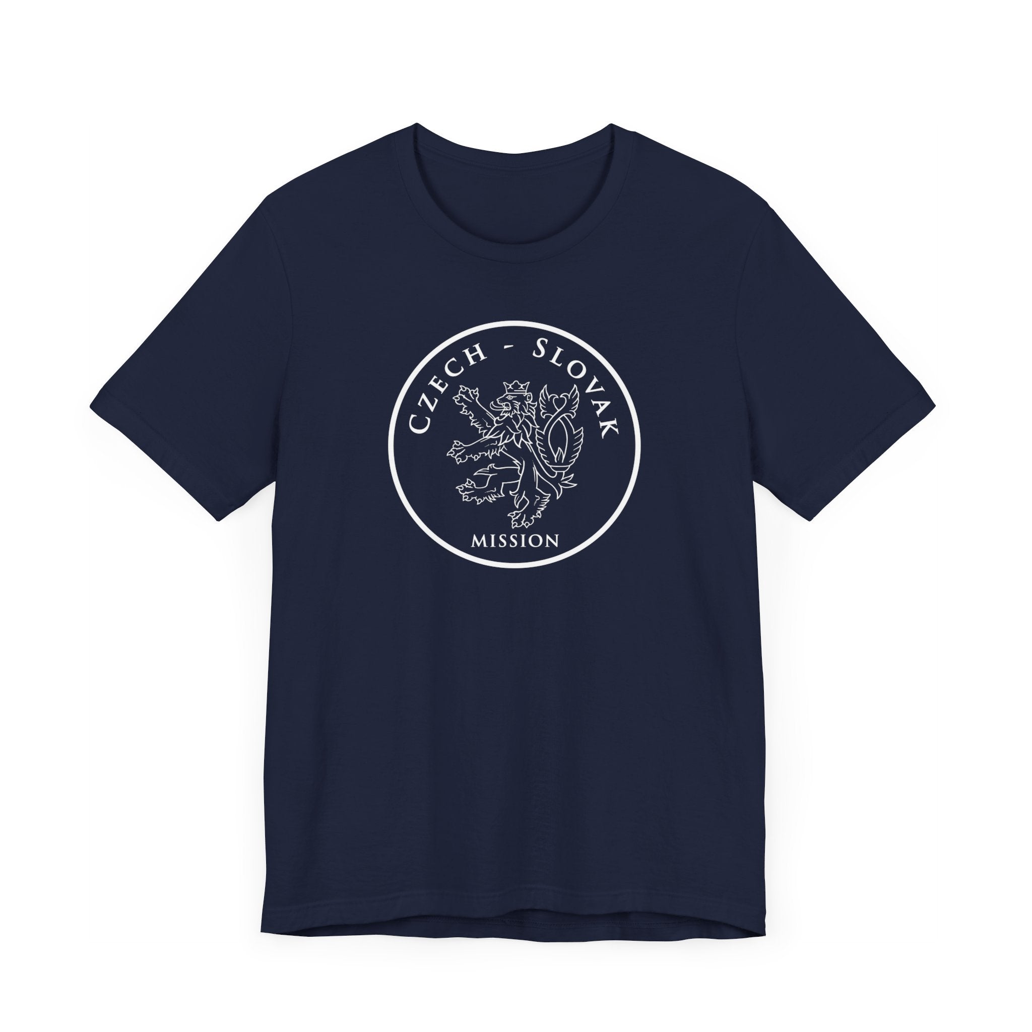 Czech - Slovak Mission Prague Circular Monochrome Logo T-Shirt - Mission Wishlist - LDS Missionary Gift Store