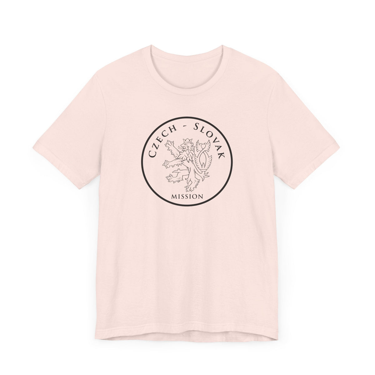 Czech - Slovak Mission Prague Circular Monochrome Logo T-Shirt - Mission Wishlist - LDS Missionary Gift Store