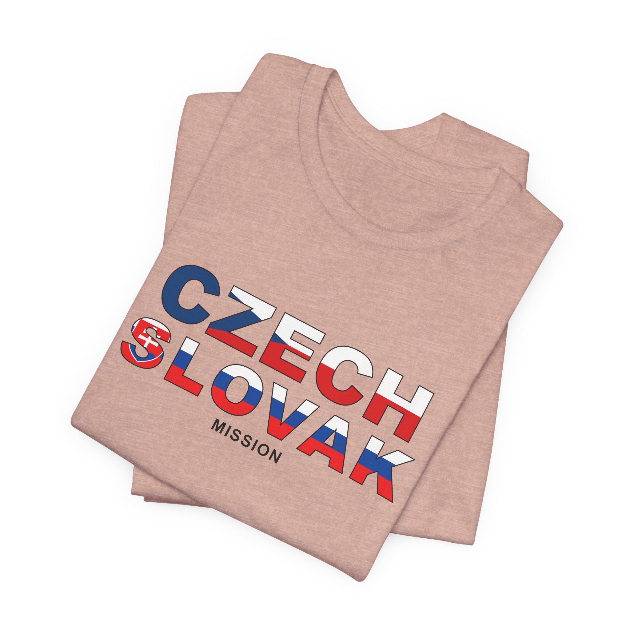 Czech - Slovak Mission Prague Flag Title T-shirt - Mission Wishlist - LDS Missionary Gift Store