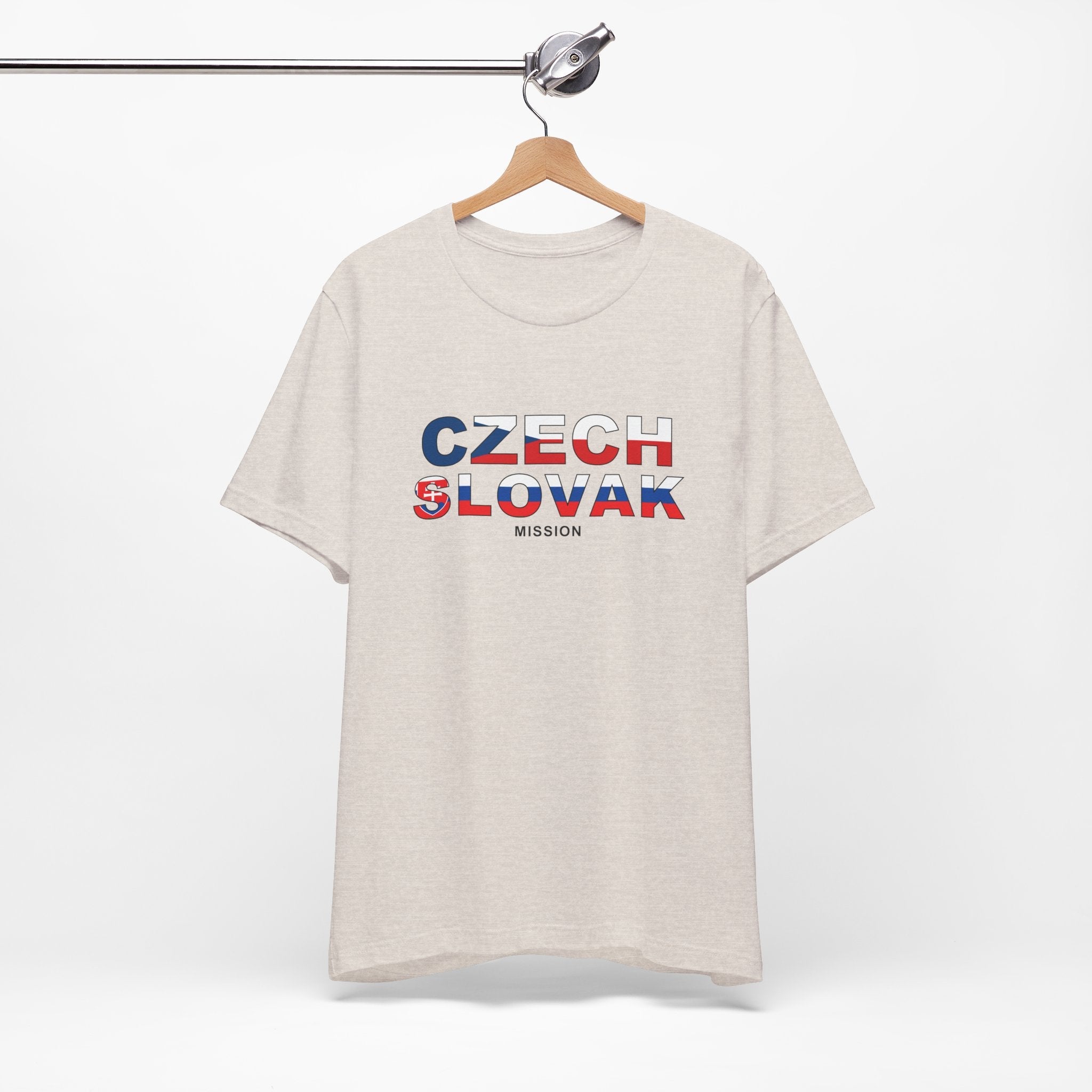 Czech - Slovak Mission Prague Flag Title T-shirt - Mission Wishlist - LDS Missionary Gift Store