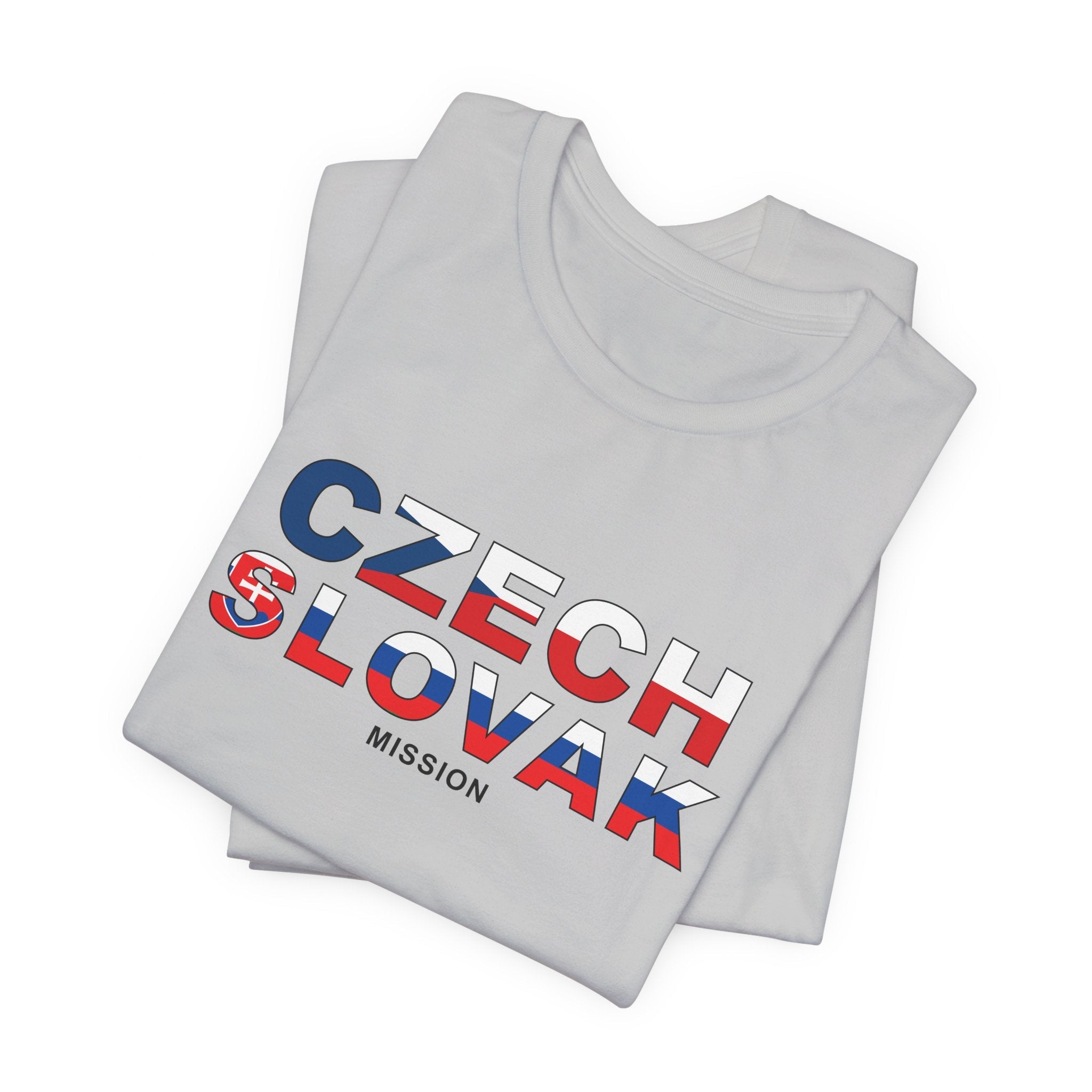 Czech - Slovak Mission Prague Flag Title T-shirt - Mission Wishlist - LDS Missionary Gift Store