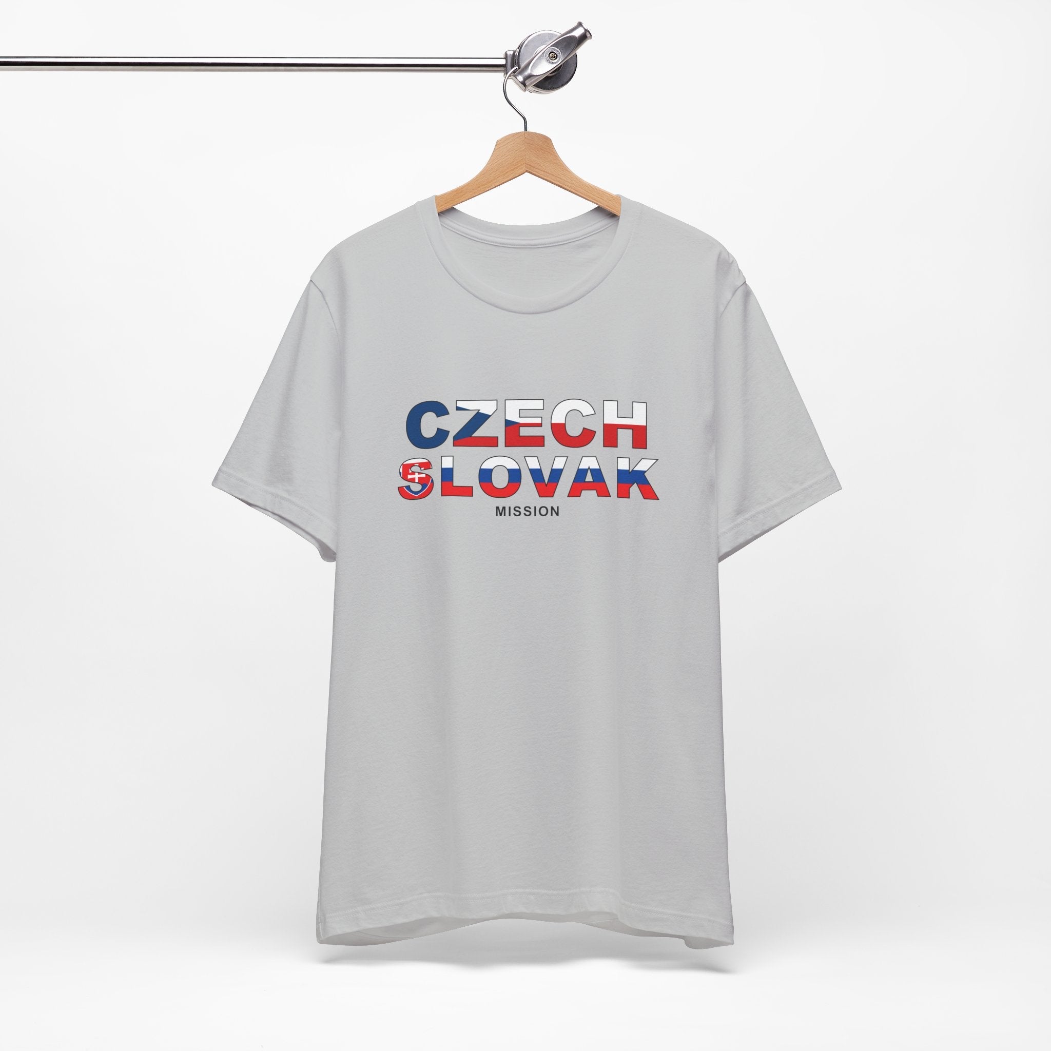 Czech - Slovak Mission Prague Flag Title T-shirt - Mission Wishlist - LDS Missionary Gift Store