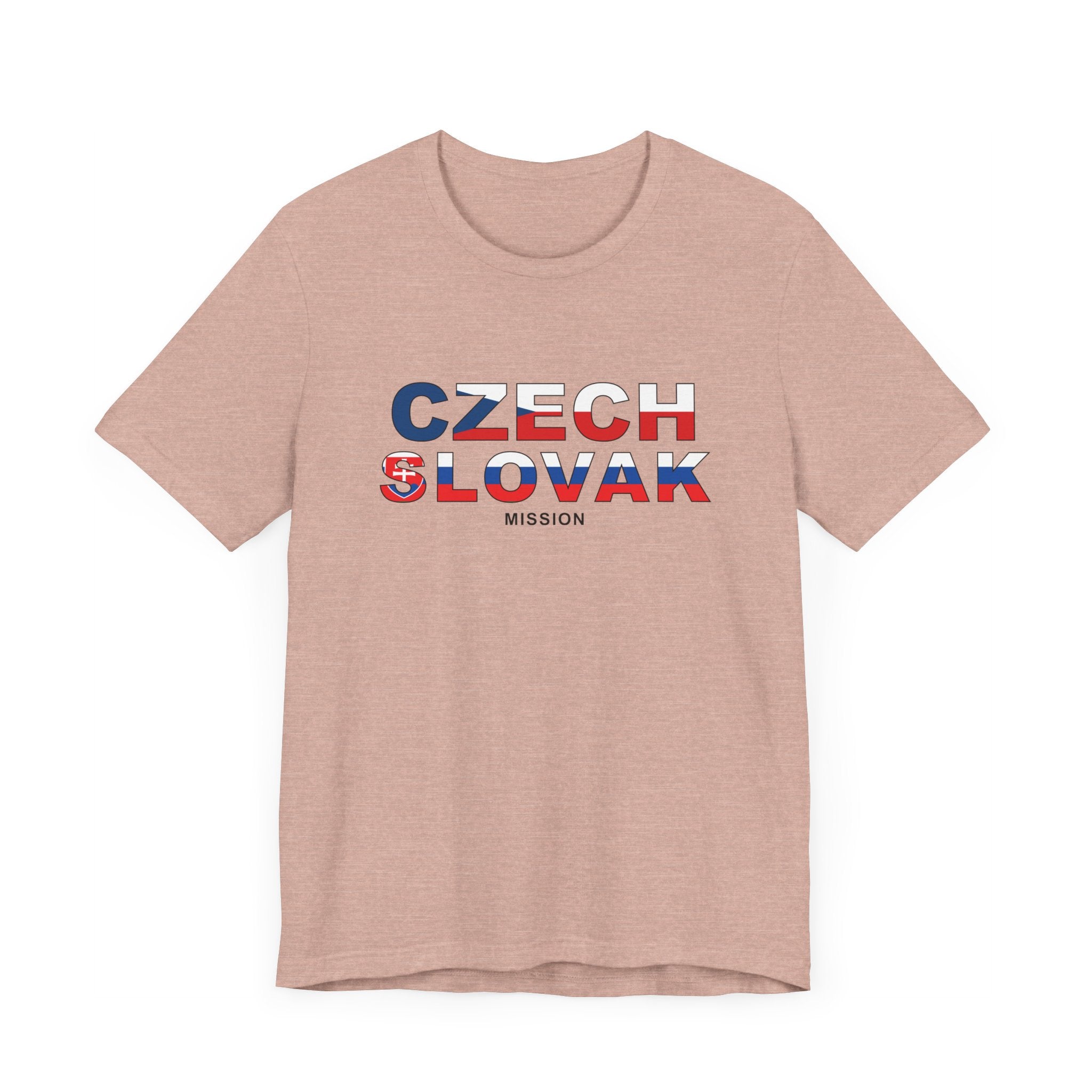 Czech - Slovak Mission Prague Flag Title T-shirt - Mission Wishlist - LDS Missionary Gift Store