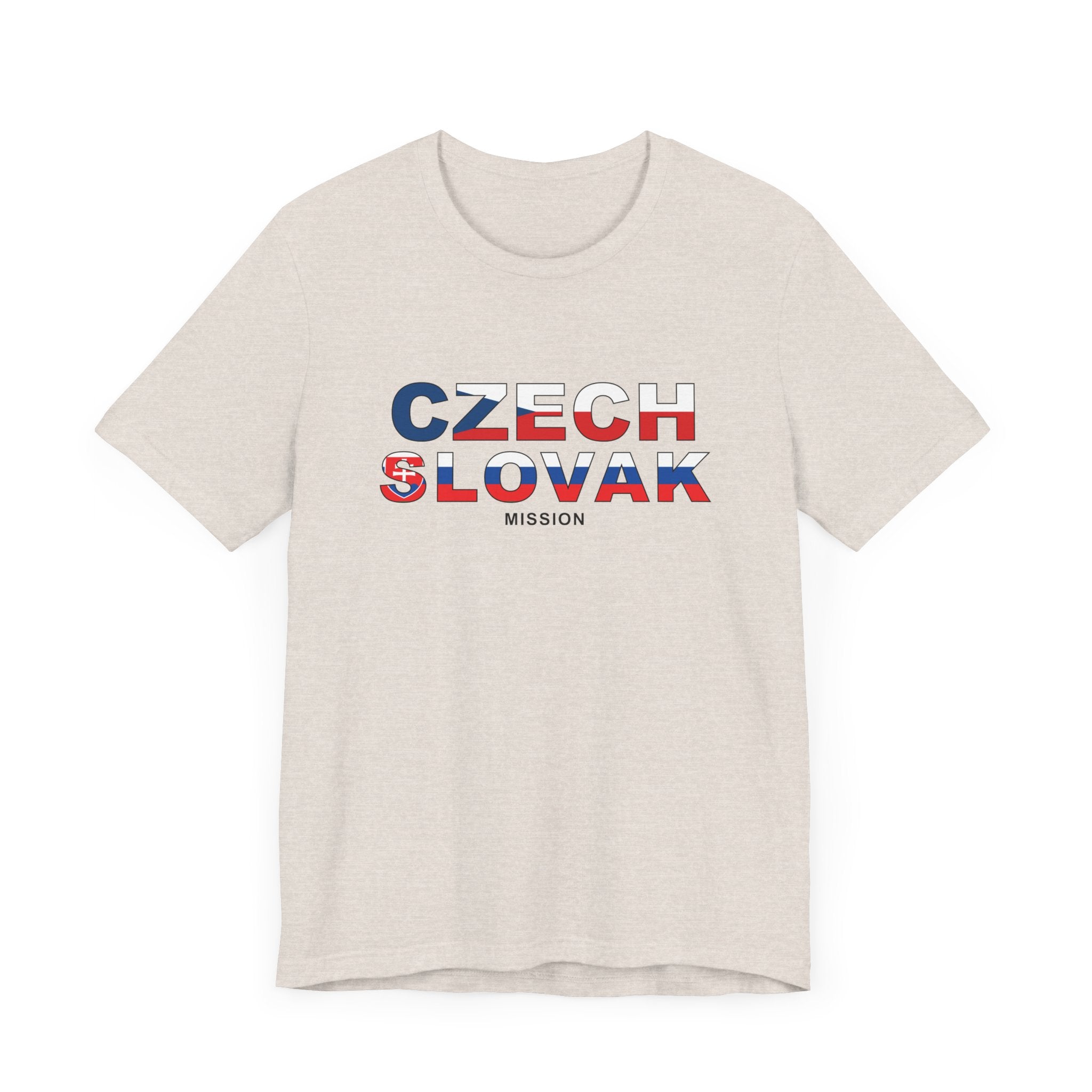 Czech - Slovak Mission Prague Flag Title T-shirt - Mission Wishlist - LDS Missionary Gift Store