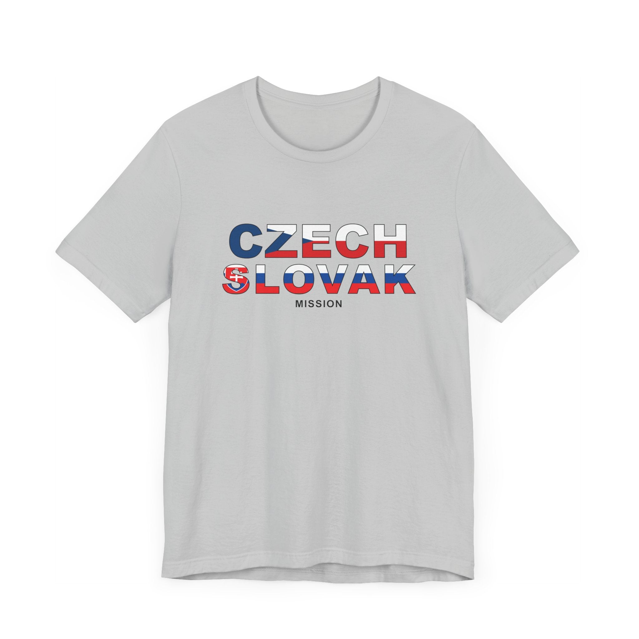 Czech - Slovak Mission Prague Flag Title T-shirt - Mission Wishlist - LDS Missionary Gift Store