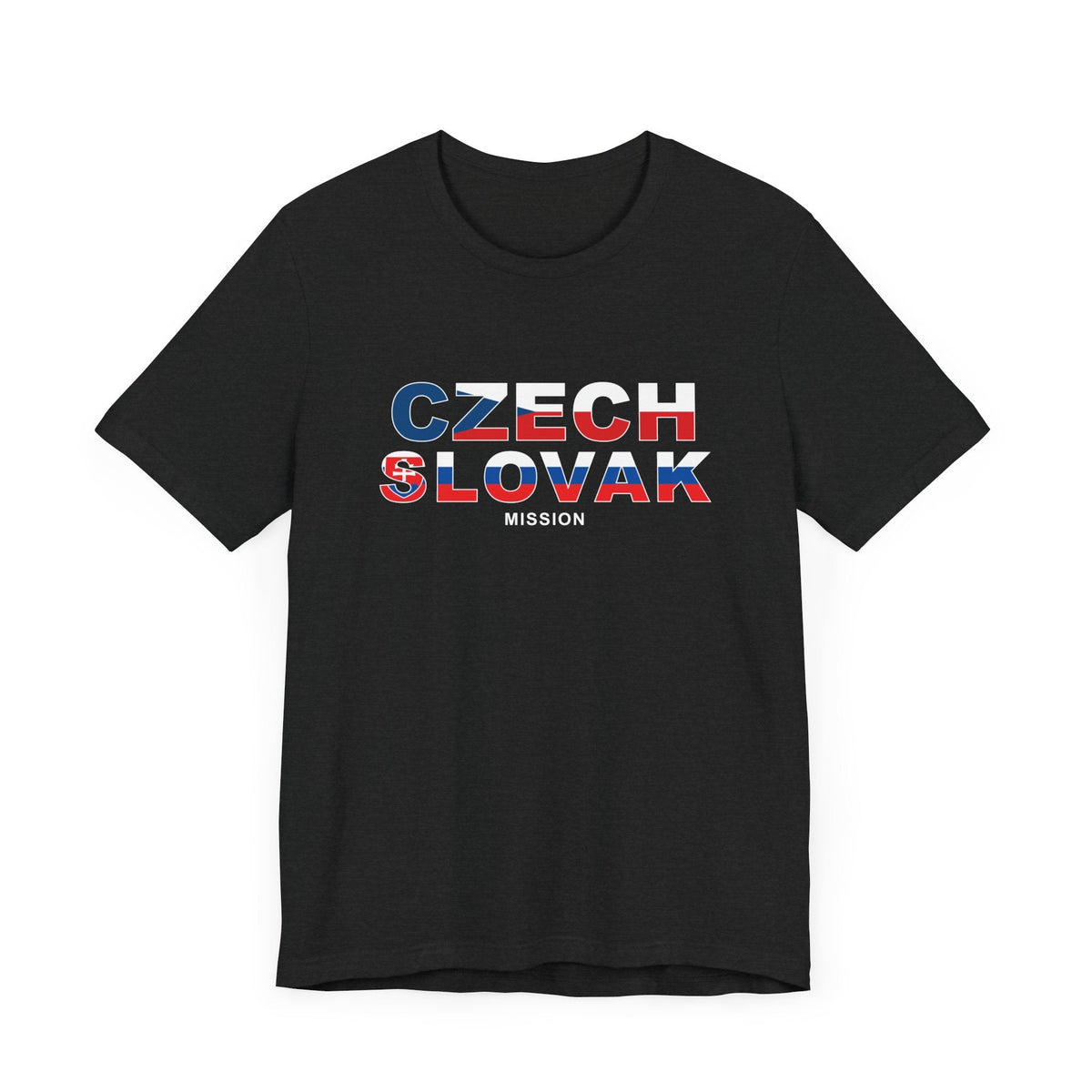 Czech - Slovak Mission Prague Flag Title T-shirt - Mission Wishlist - LDS Missionary Gift Store