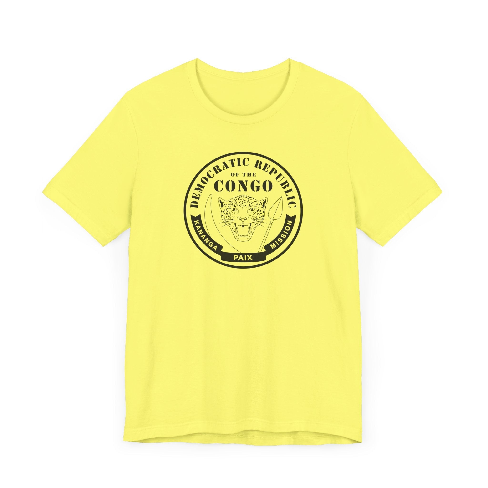 Democratic Republic of the Congo Kananga Mission Circular Monochrome Logo T-Shirt - Mission Wishlist - LDS Missionary Gift Store