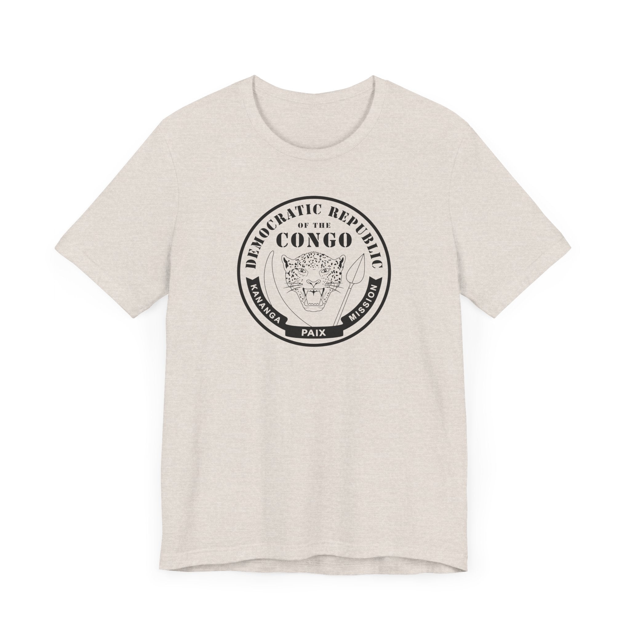 Democratic Republic of the Congo Kananga Mission Circular Monochrome Logo T-Shirt - Mission Wishlist - LDS Missionary Gift Store