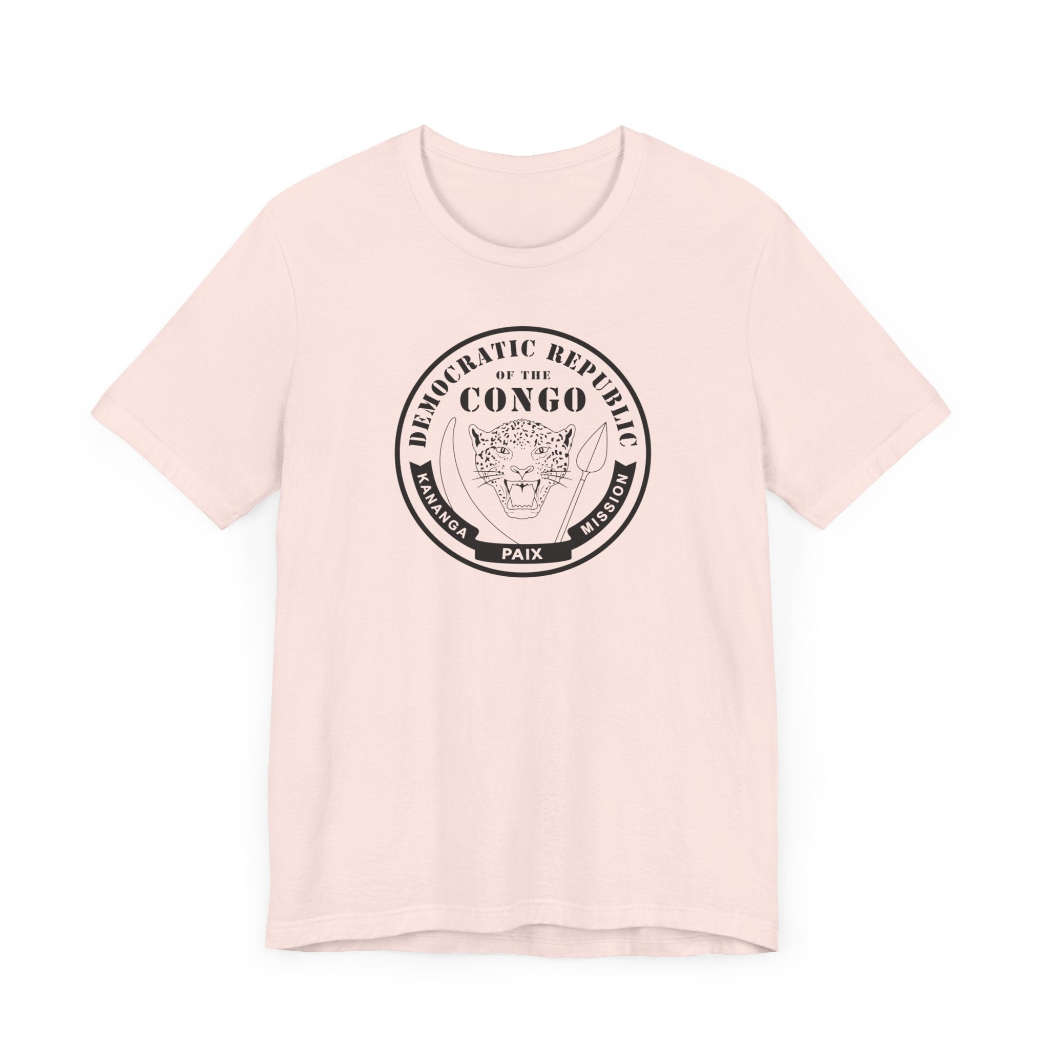 Democratic Republic of the Congo Kananga Mission Circular Monochrome Logo T-Shirt - Mission Wishlist - LDS Missionary Gift Store