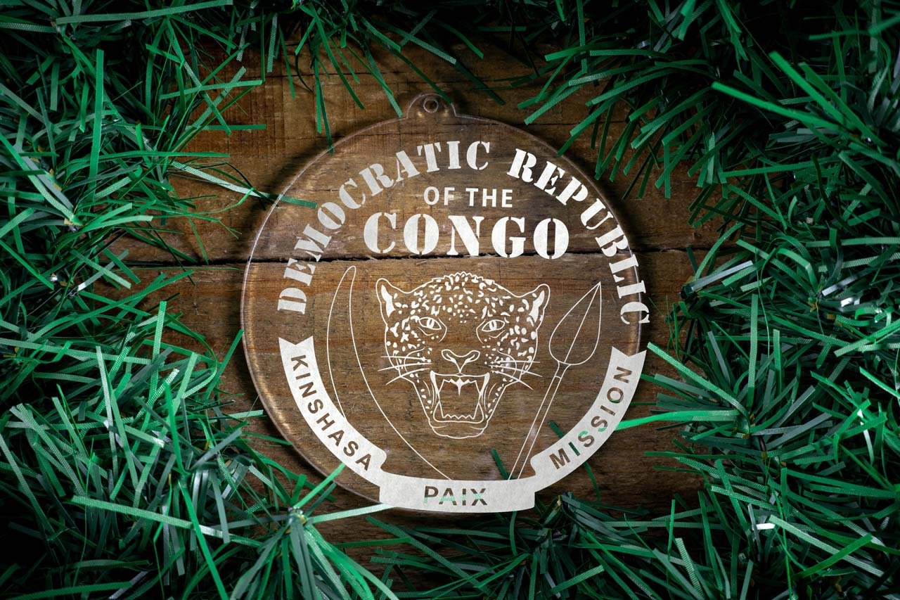 Democratic Republic of the Congo Kinshasa Mission Christmas Ornament - Latter-Day Saint LDS Missionary Gift - Book of Mormon
