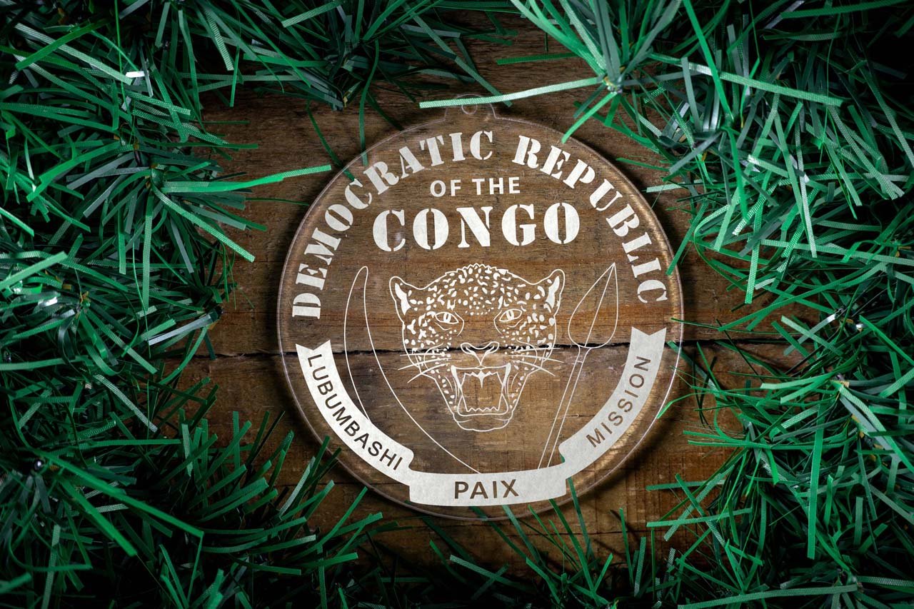 Democratic Republic of the Congo Lubumbashi Mission Christmas Ornament - Latter-Day Saint LDS Missionary Gift - Book of Mormon