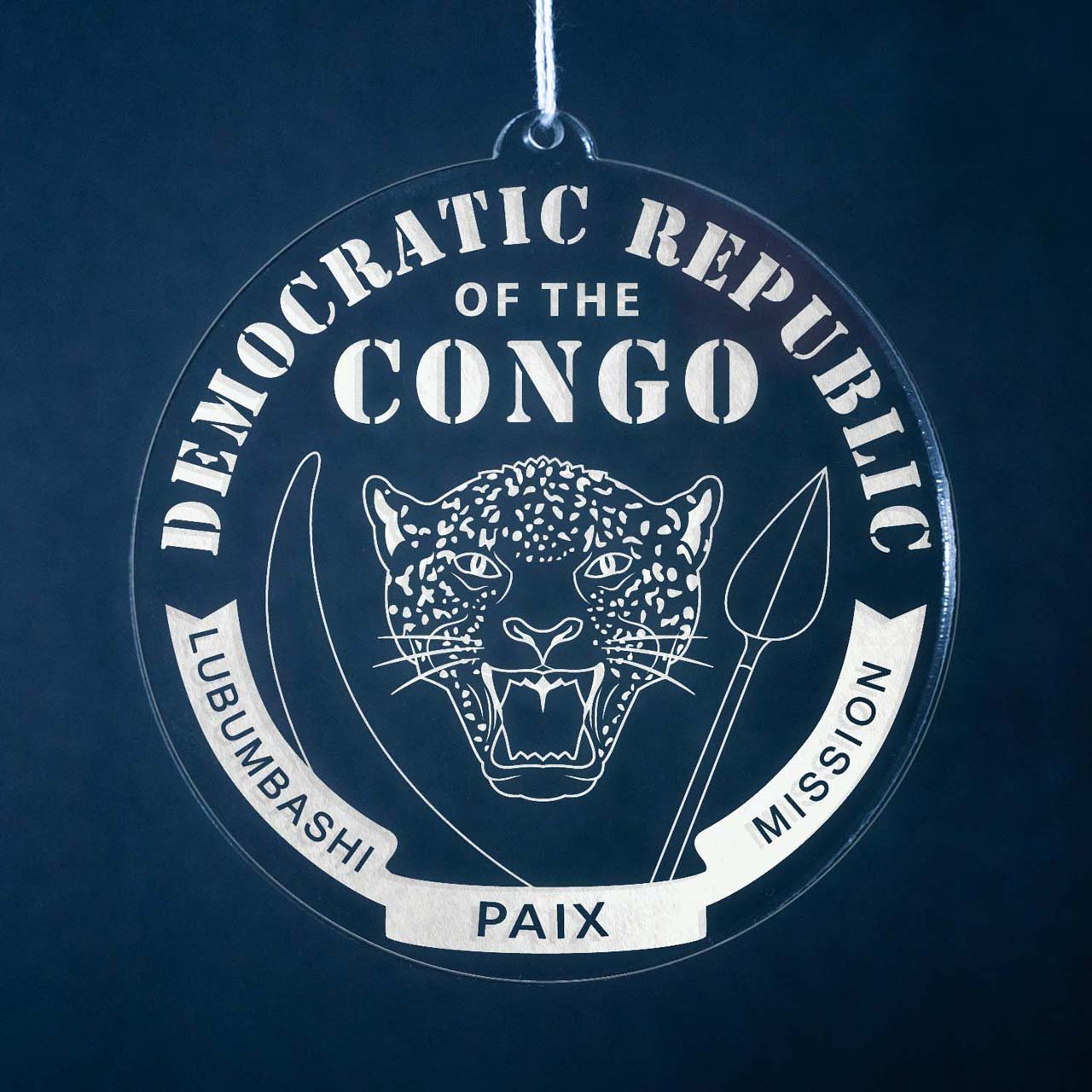 Democratic Republic of the Congo Lubumbashi Mission Christmas Ornament - Latter-Day Saint LDS Missionary Gift - Book of Mormon