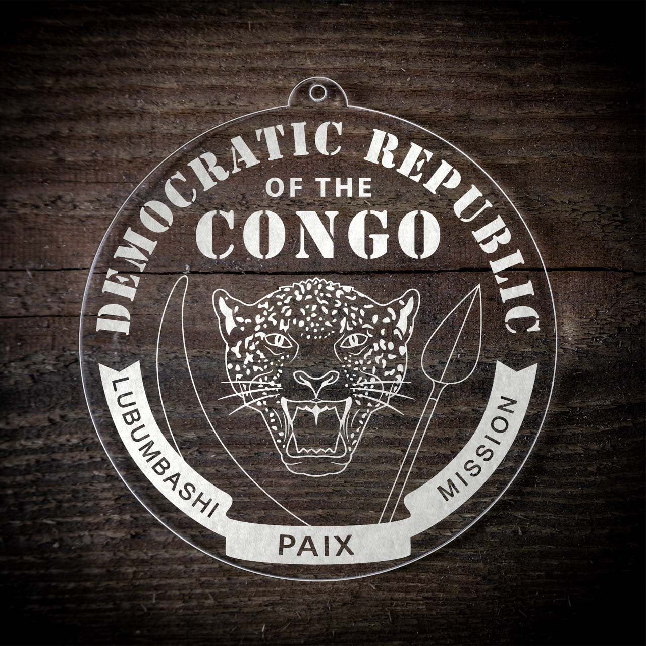 Democratic Republic of the Congo Lubumbashi Mission Christmas Ornament - Latter-Day Saint LDS Missionary Gift - Book of Mormon