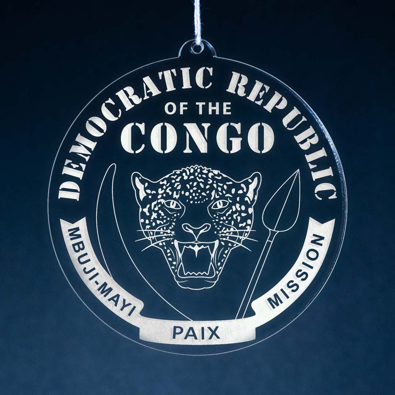 Democratic Republic of the Congo Mbuji-Mayi Mission Christmas Ornament - Latter-Day Saint LDS Missionary Gift - Book of Mormon