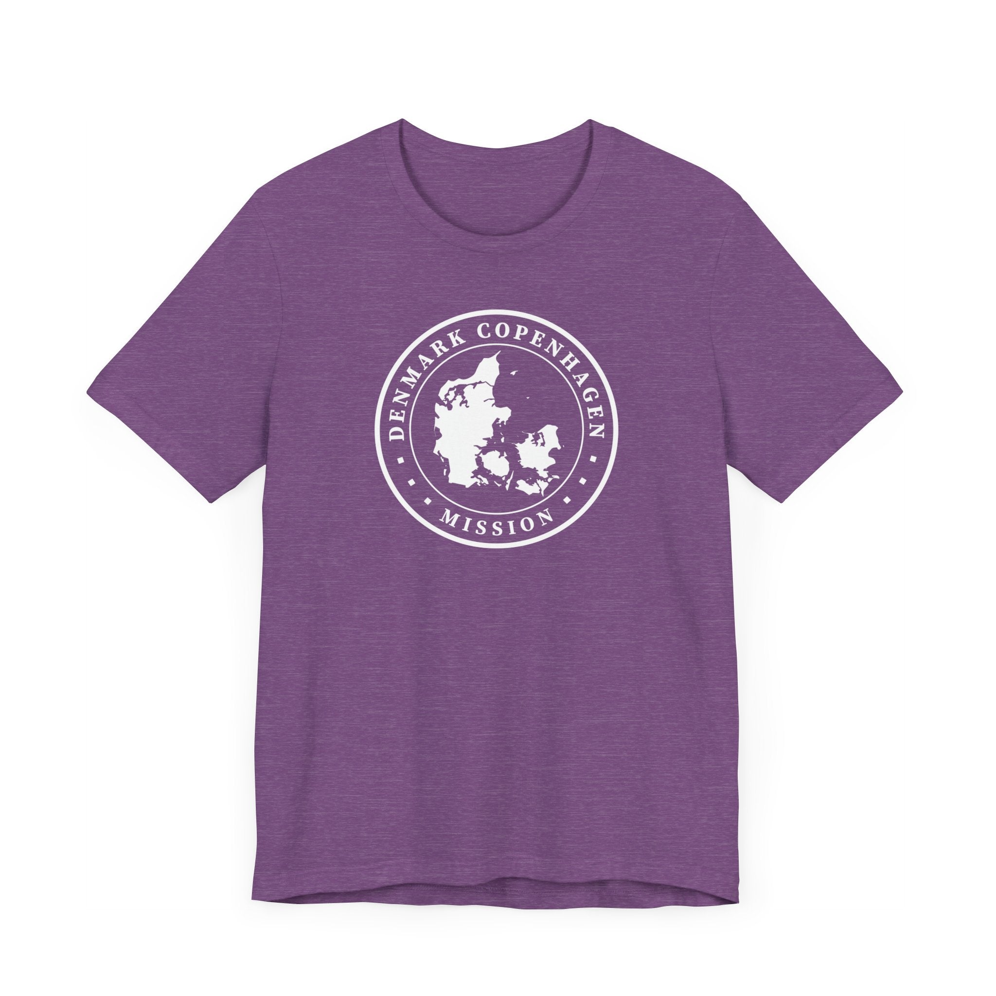Denmark Copenhagen Mission Circular Monochrome Logo T-Shirt - Mission Wishlist - LDS Missionary Gift Store