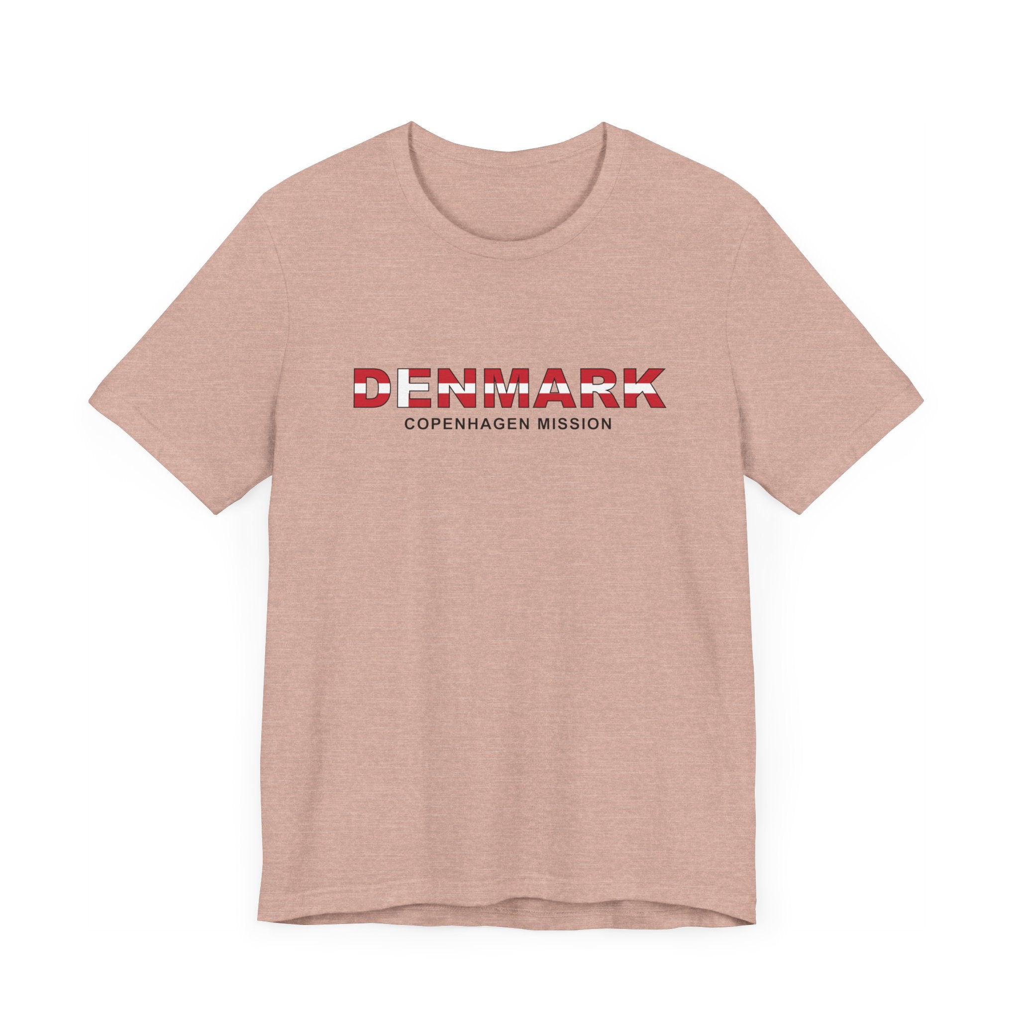 Denmark Copenhagen Mission Flag Title T-shirt - Mission Wishlist - LDS Missionary Gift Store