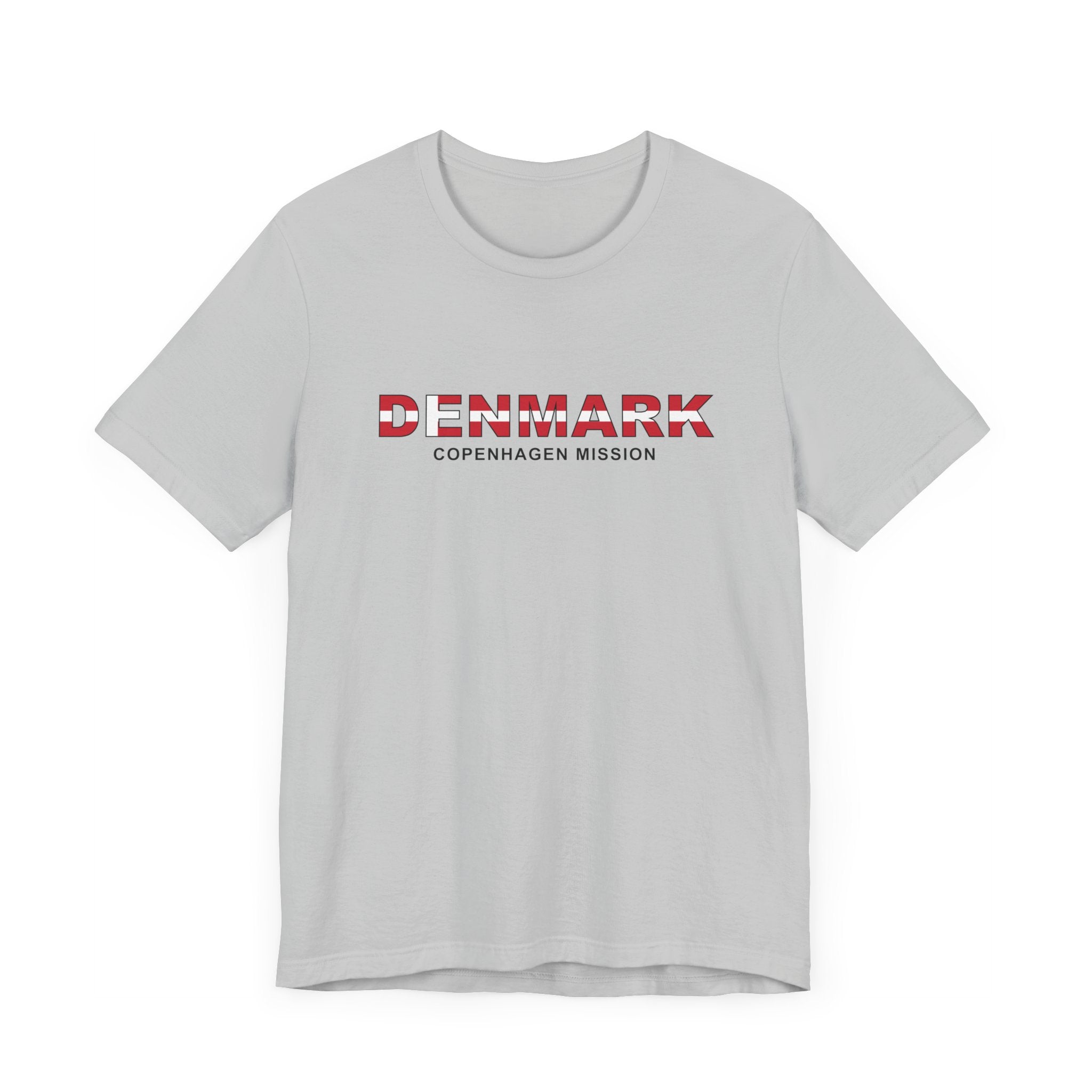 Denmark Copenhagen Mission Flag Title T-shirt - Mission Wishlist - LDS Missionary Gift Store