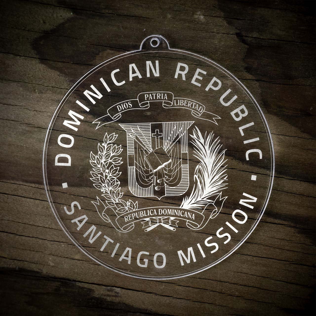 Dominican Republic Santiago Mission Christmas Ornament - Latter-Day Saint LDS Missionary Gift - Book of Mormon