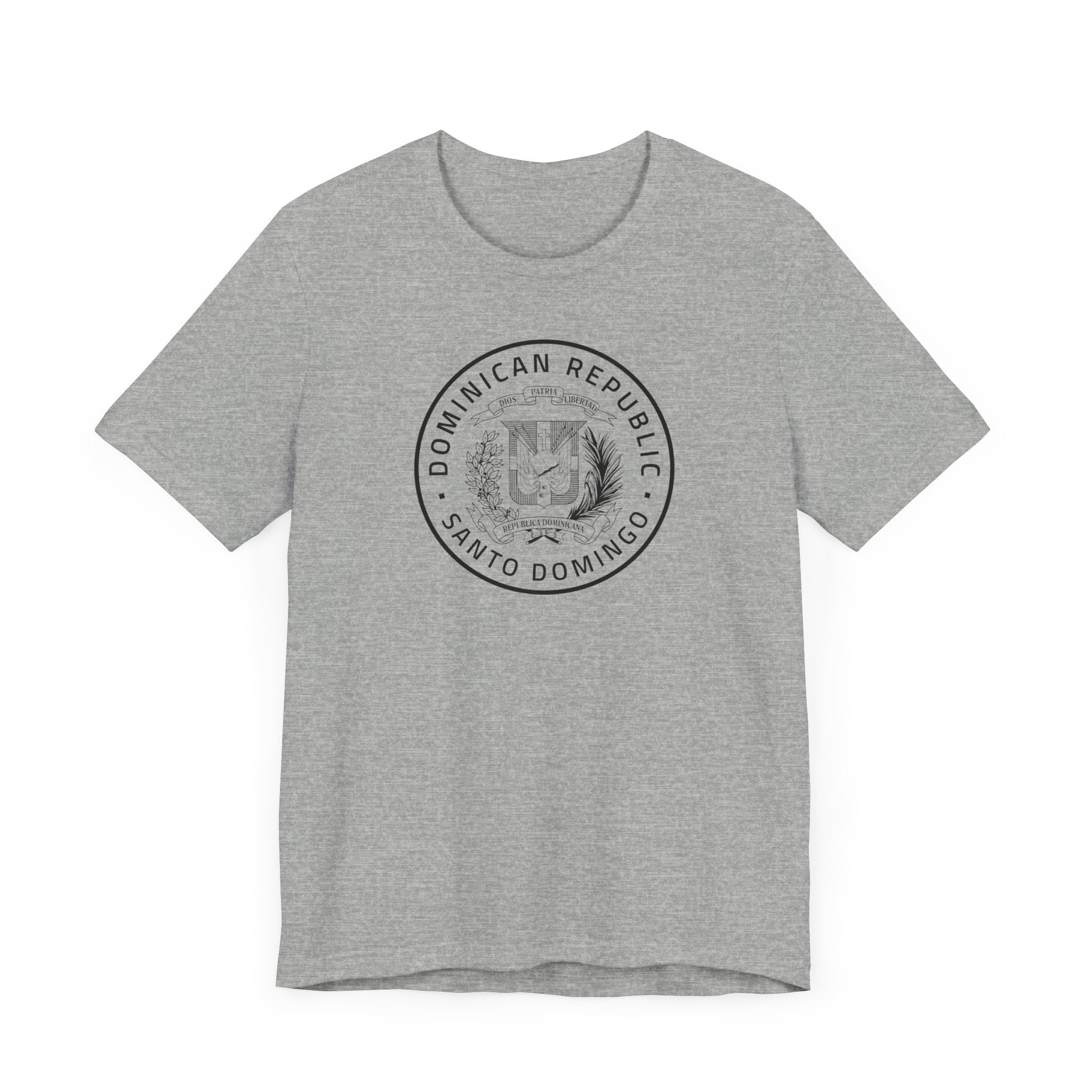 Dominican Republic Santo Domingo East Mission Circular Monochrome Logo T-Shirt - Mission Wishlist - LDS Missionary Gift Store
