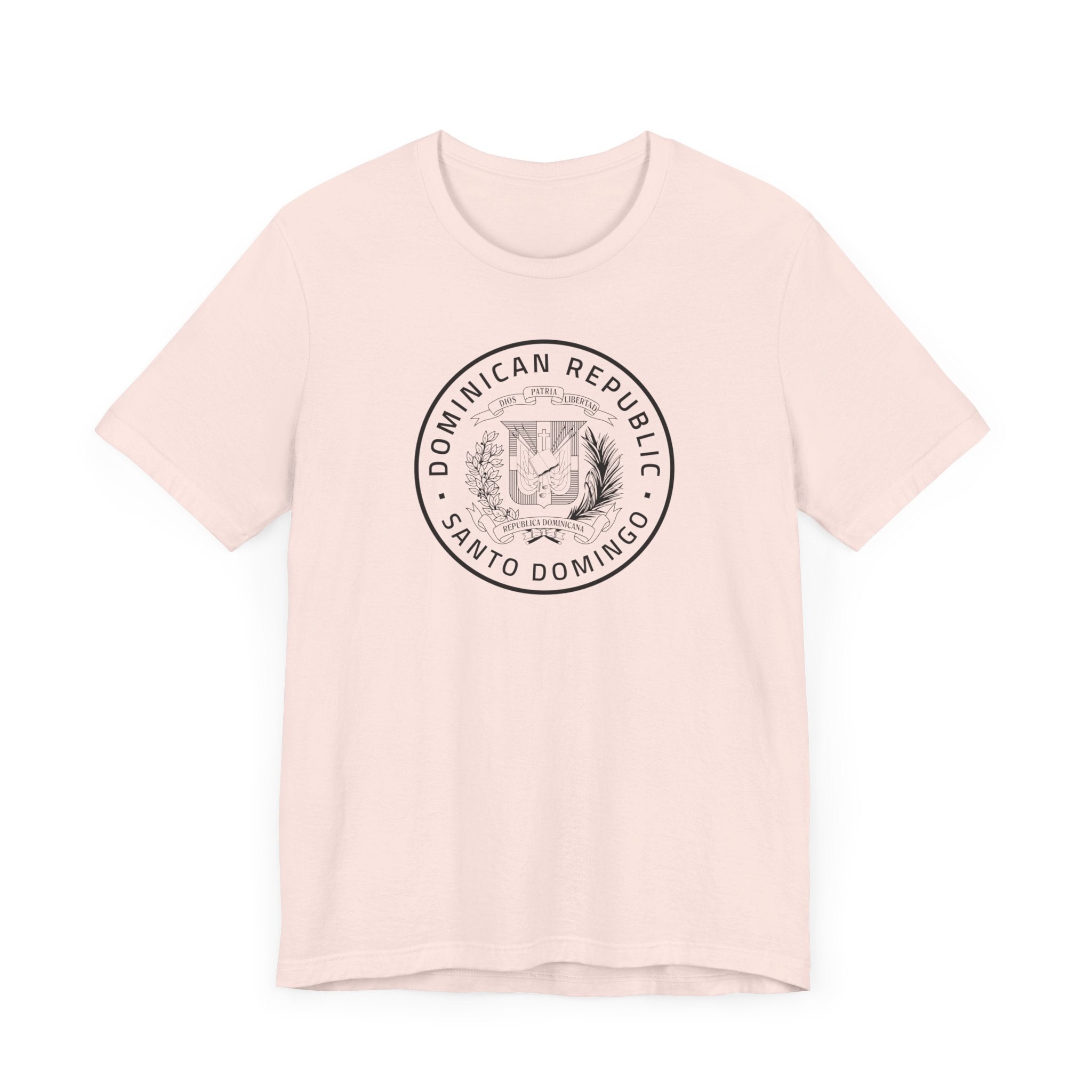 Dominican Republic Santo Domingo East Mission Circular Monochrome Logo T-Shirt - Mission Wishlist - LDS Missionary Gift Store