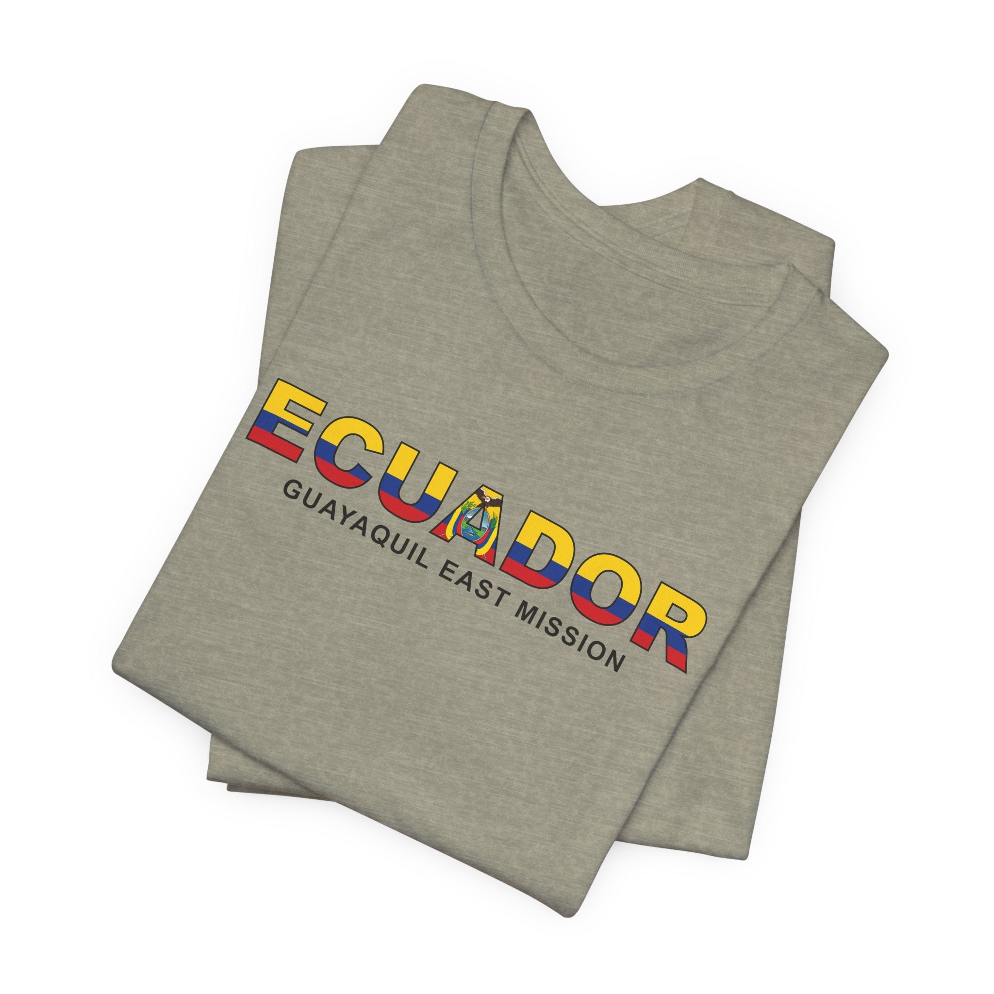 Ecuador Guayaquil East Mission Flag Title T-shirt - Mission Wishlist - LDS Missionary Gift Store