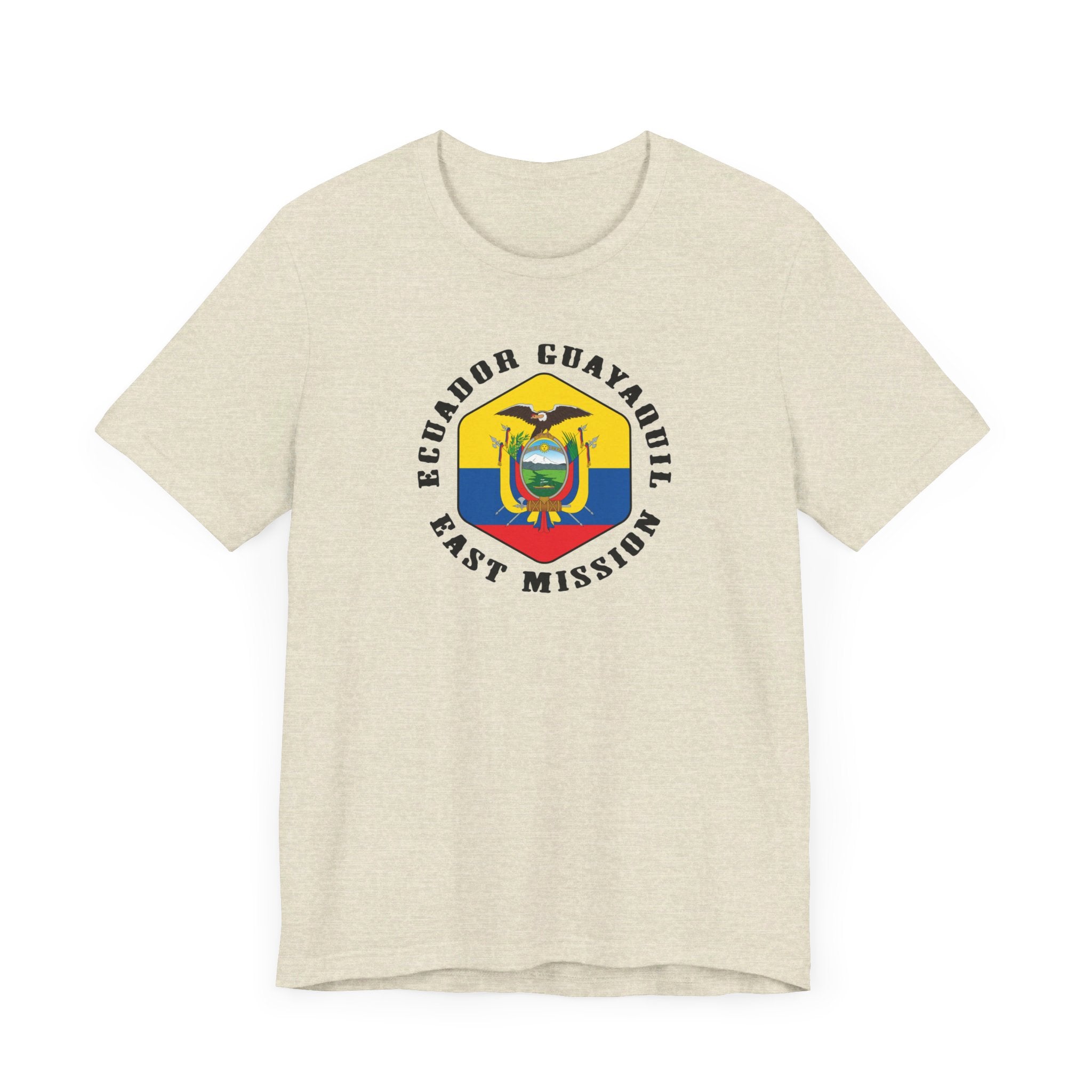 Ecuador Guayaquil East Mission Hexagonal Flag T-shirt - Mission Wishlist - LDS Missionary Gift Store