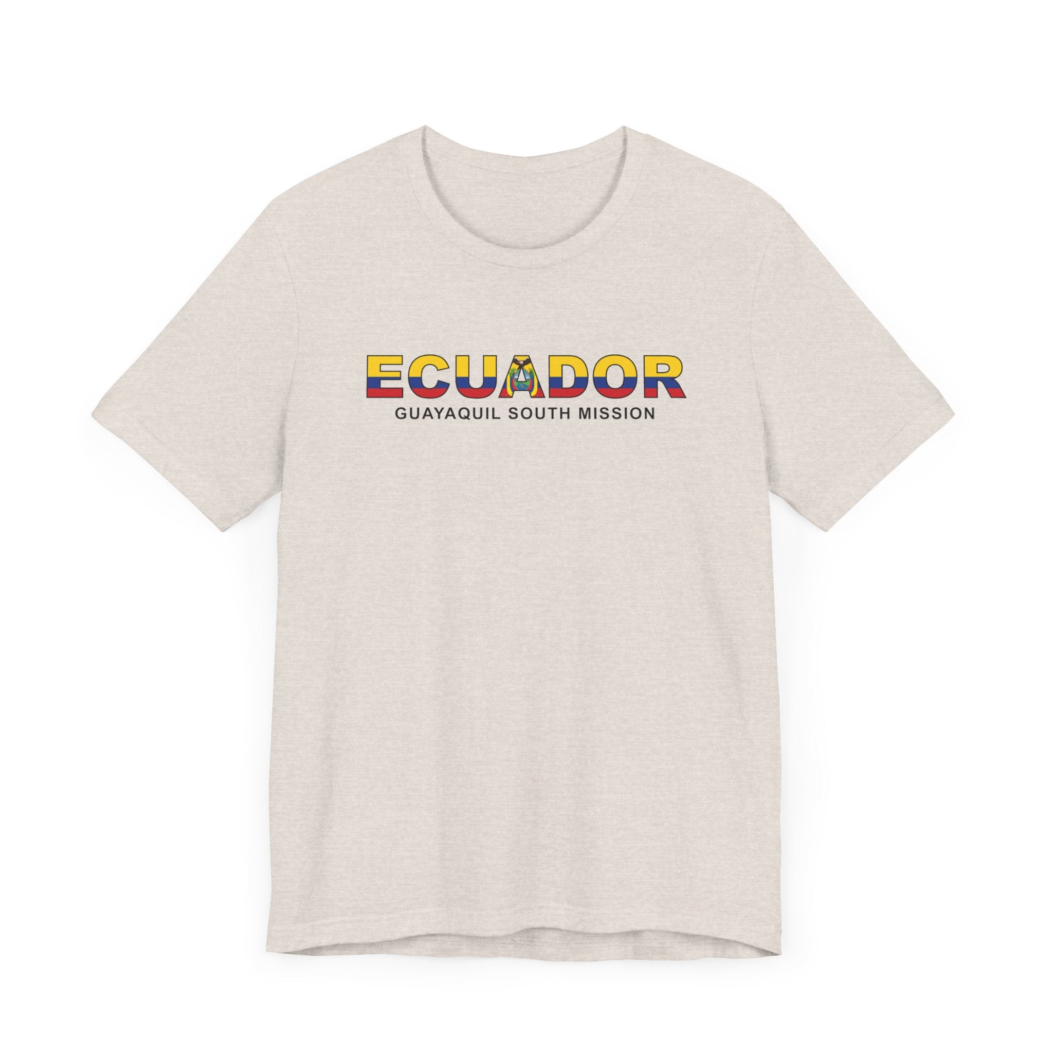 Ecuador Guayaquil South Mission Flag Title T-shirt - Mission Wishlist - LDS Missionary Gift Store