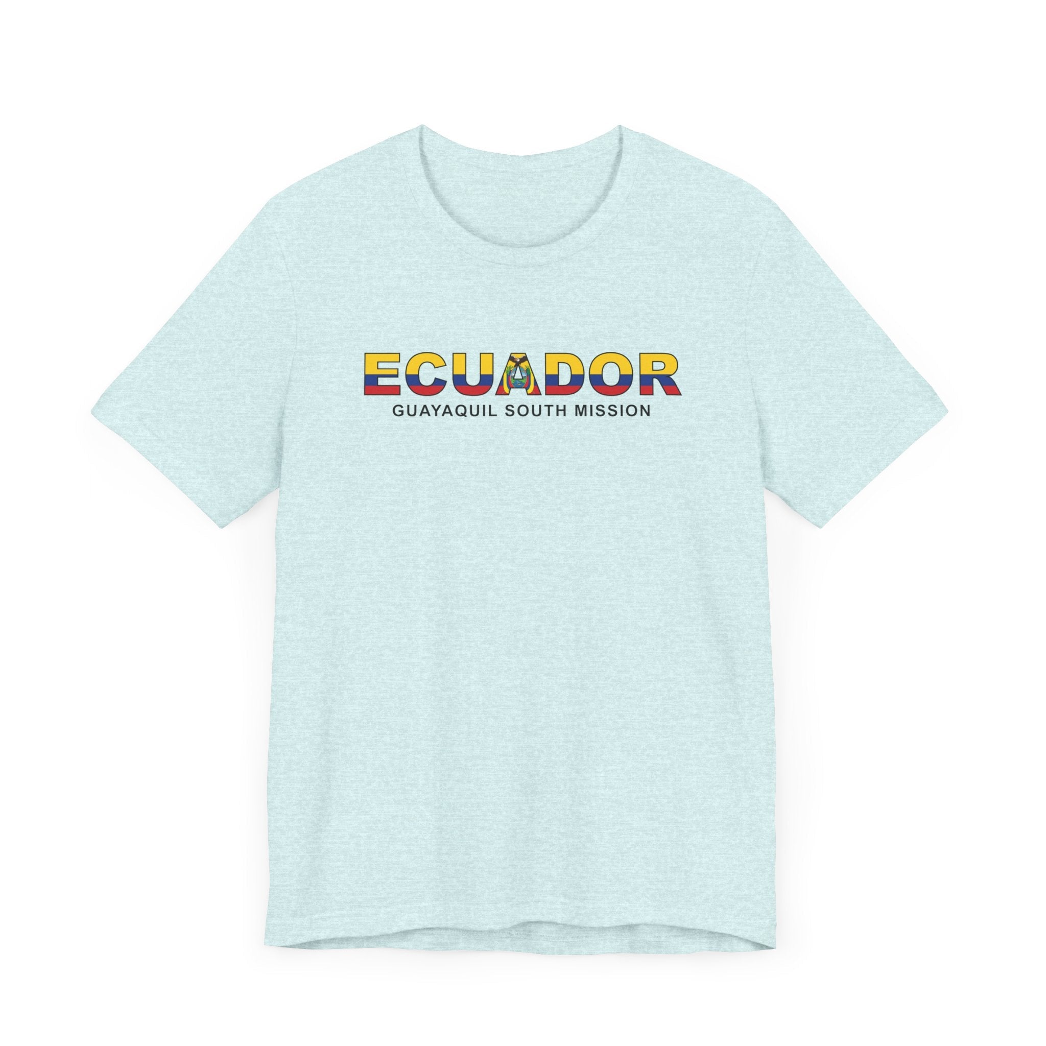 Ecuador Guayaquil South Mission Flag Title T-shirt - Mission Wishlist - LDS Missionary Gift Store