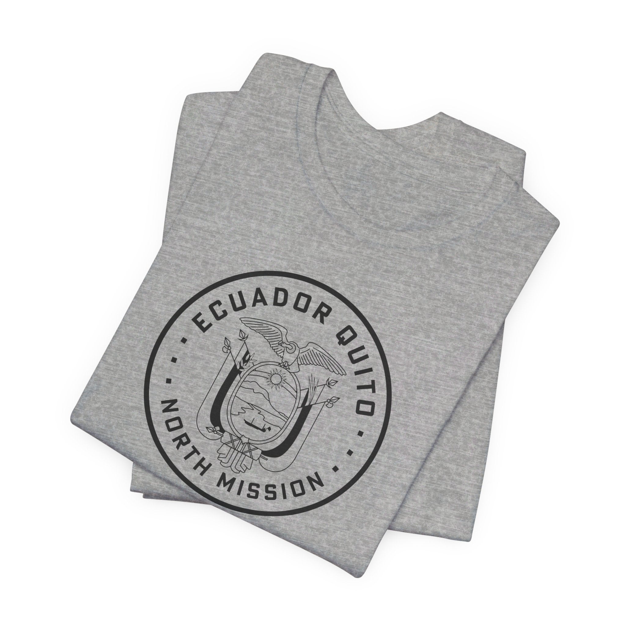Ecuador Quito North Mission Circular Monochrome Logo T-Shirt - Mission Wishlist - LDS Missionary Gift Store