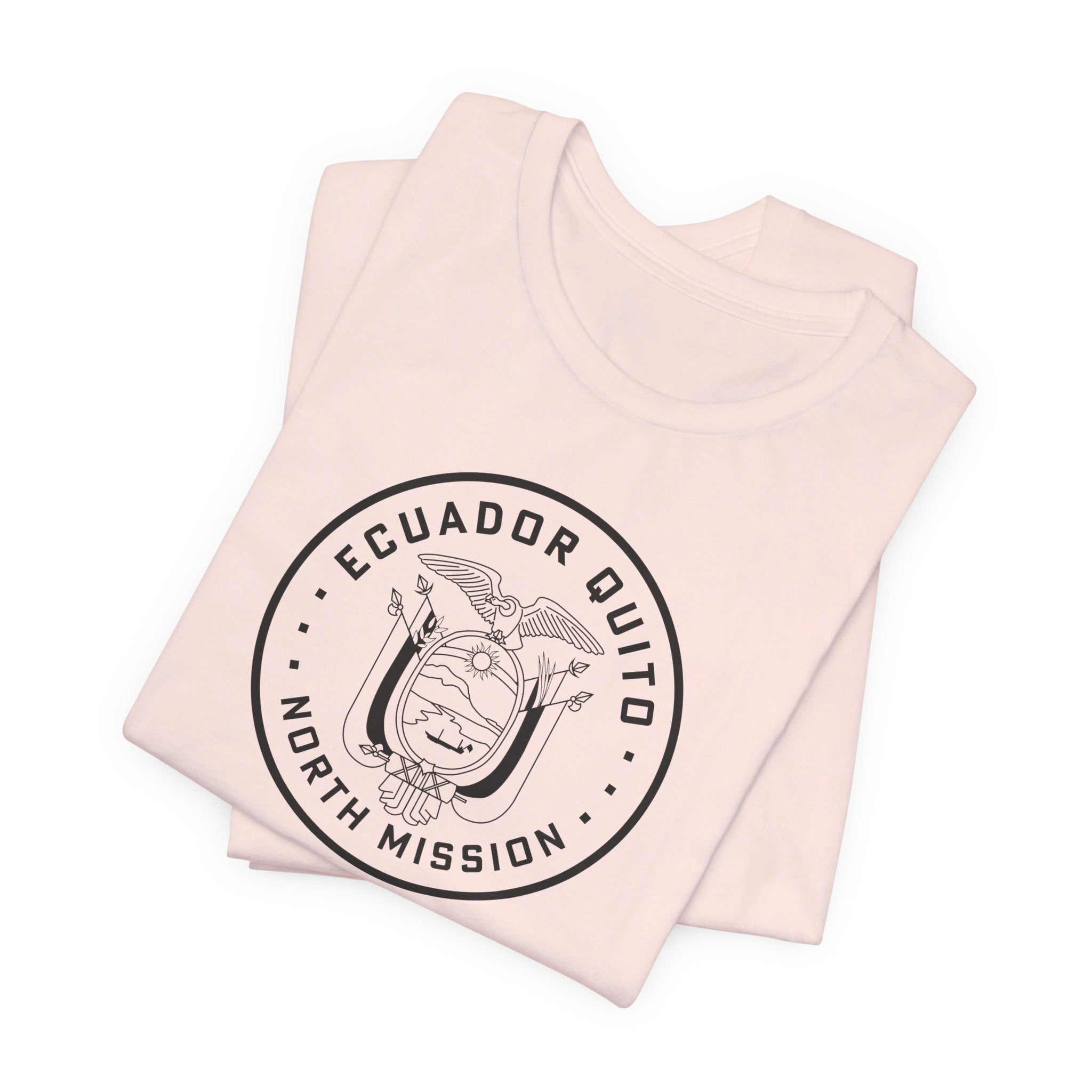 Ecuador Quito North Mission Circular Monochrome Logo T-Shirt - Mission Wishlist - LDS Missionary Gift Store